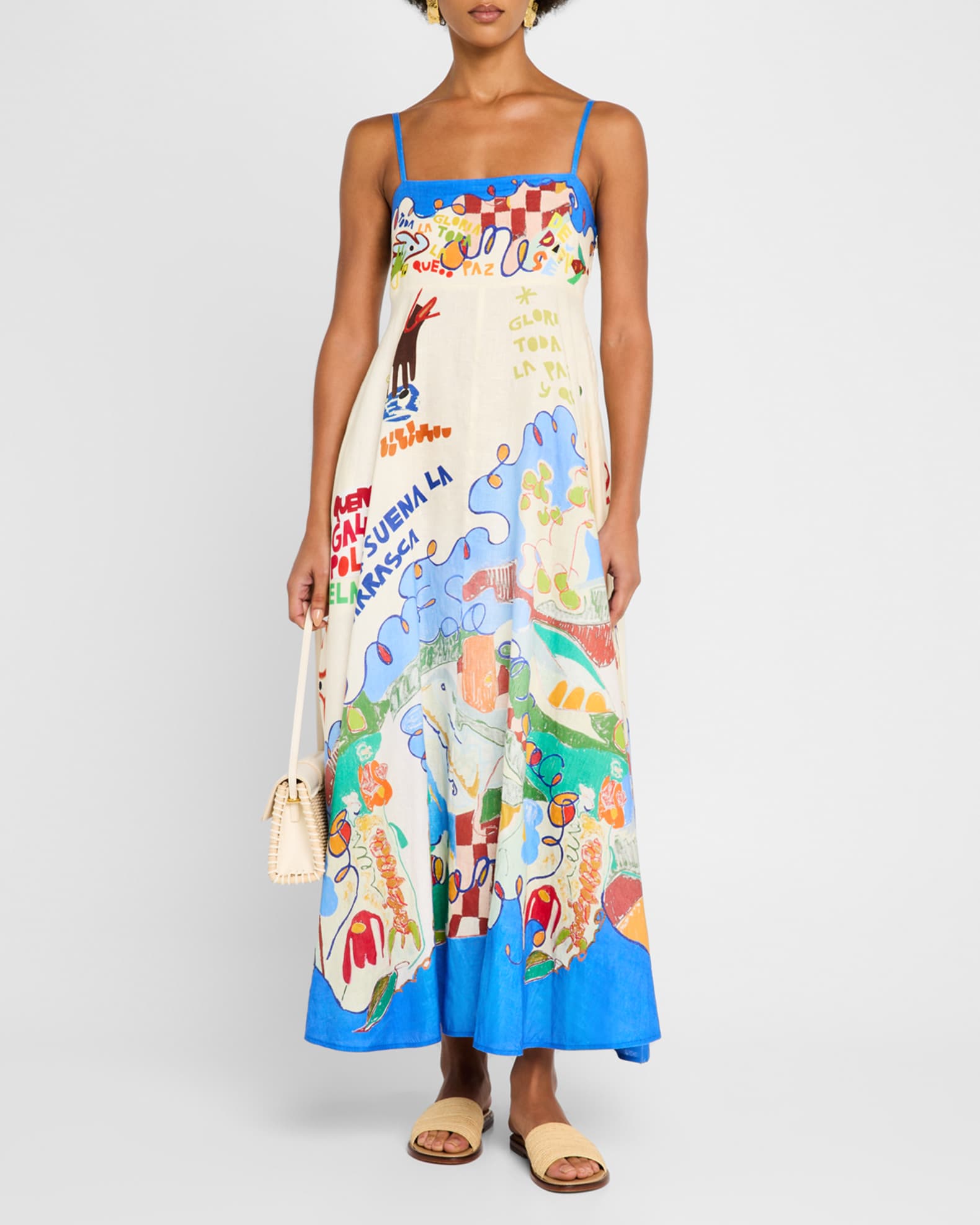 Nadia Linen Maxi Dress 1