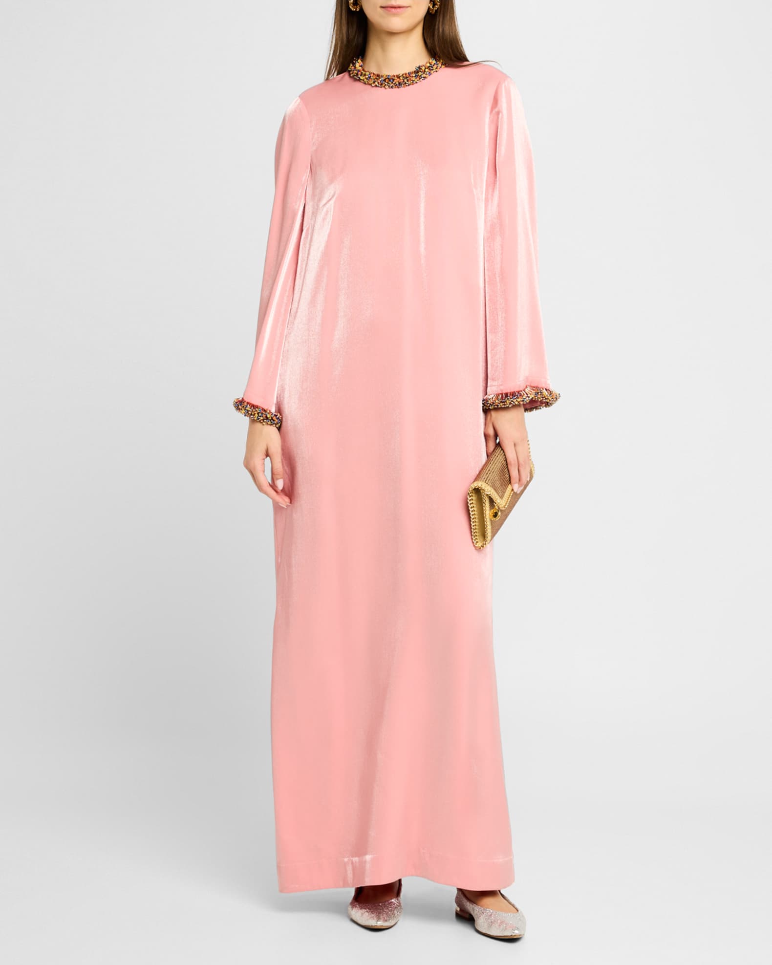 Orion Beaded Trim Gown 1