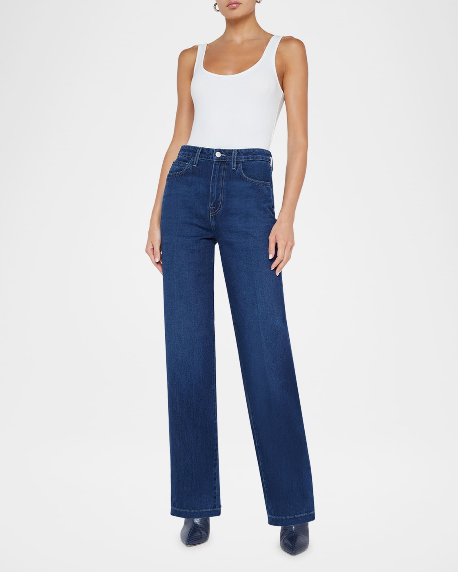 Clayton High-Rise Wide-Leg Jeans 1