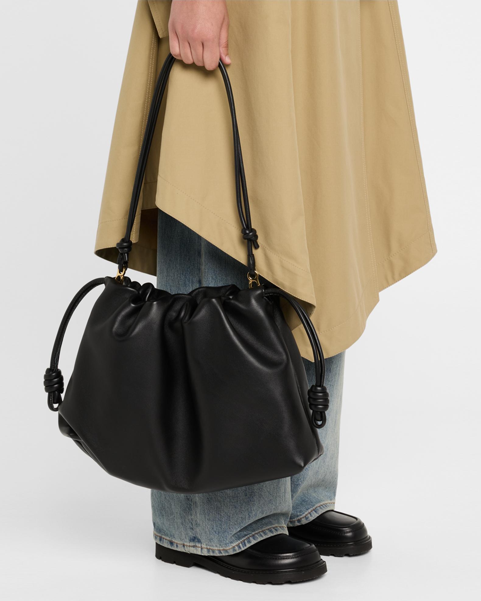 Flamenco Large Napa Lambskin Shoulder Bag | Neiman Marcus