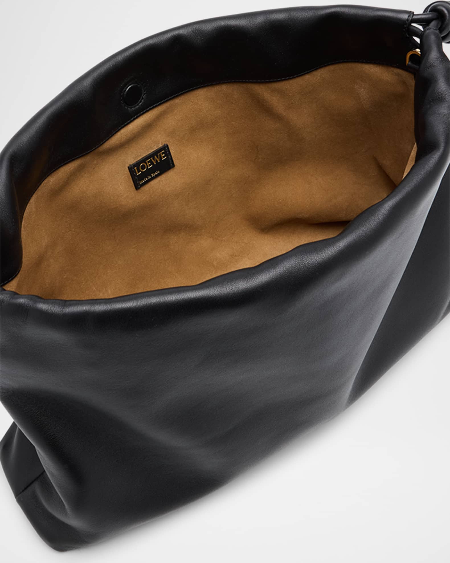 LOEWE☆ナイロンキャンバス＆ナッパレザー ヒップバッグ！ウエストバッグ！ Flamenco Large Napa Lambskin Shoulder Bag | Neiman Marcus