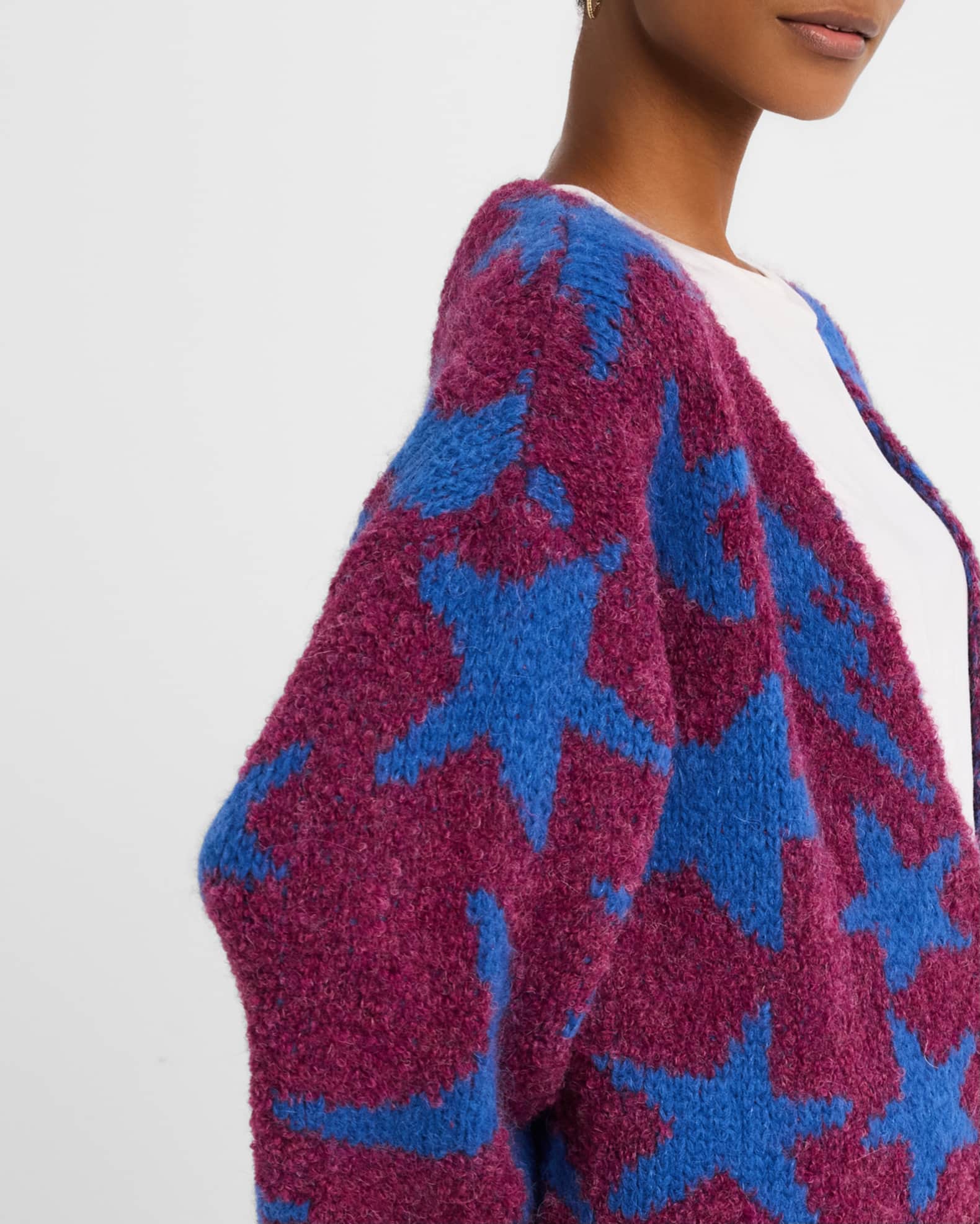 MOTHER The Long Drop Cardigan | Neiman Marcus