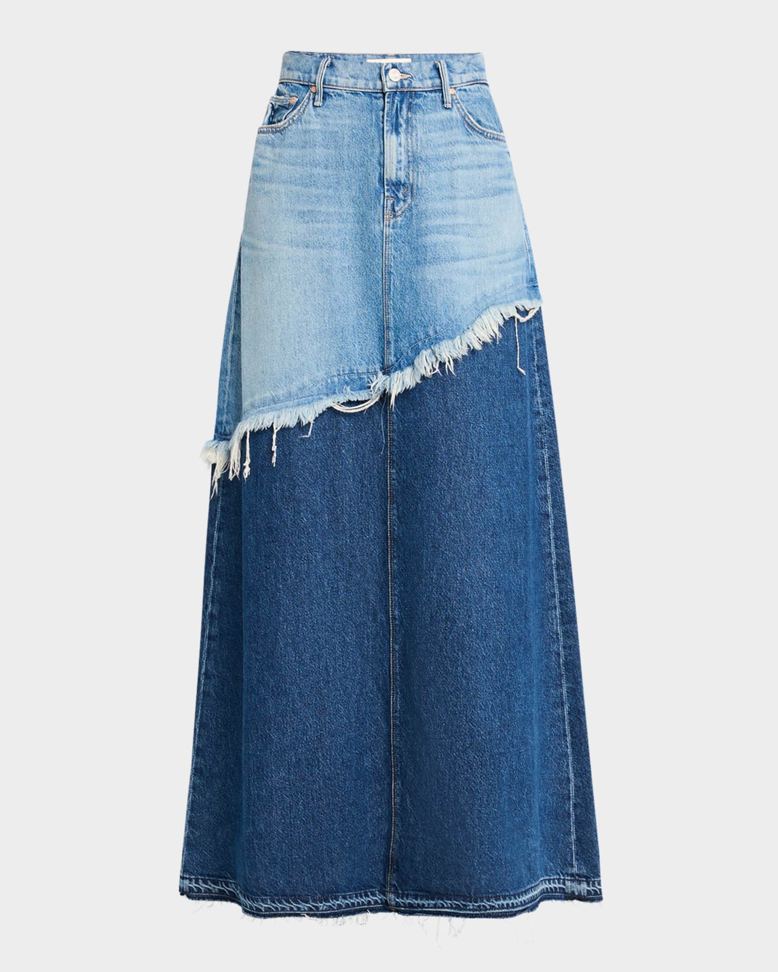 Mother The Dual Ditcher Maxi Skirt Double Whammy