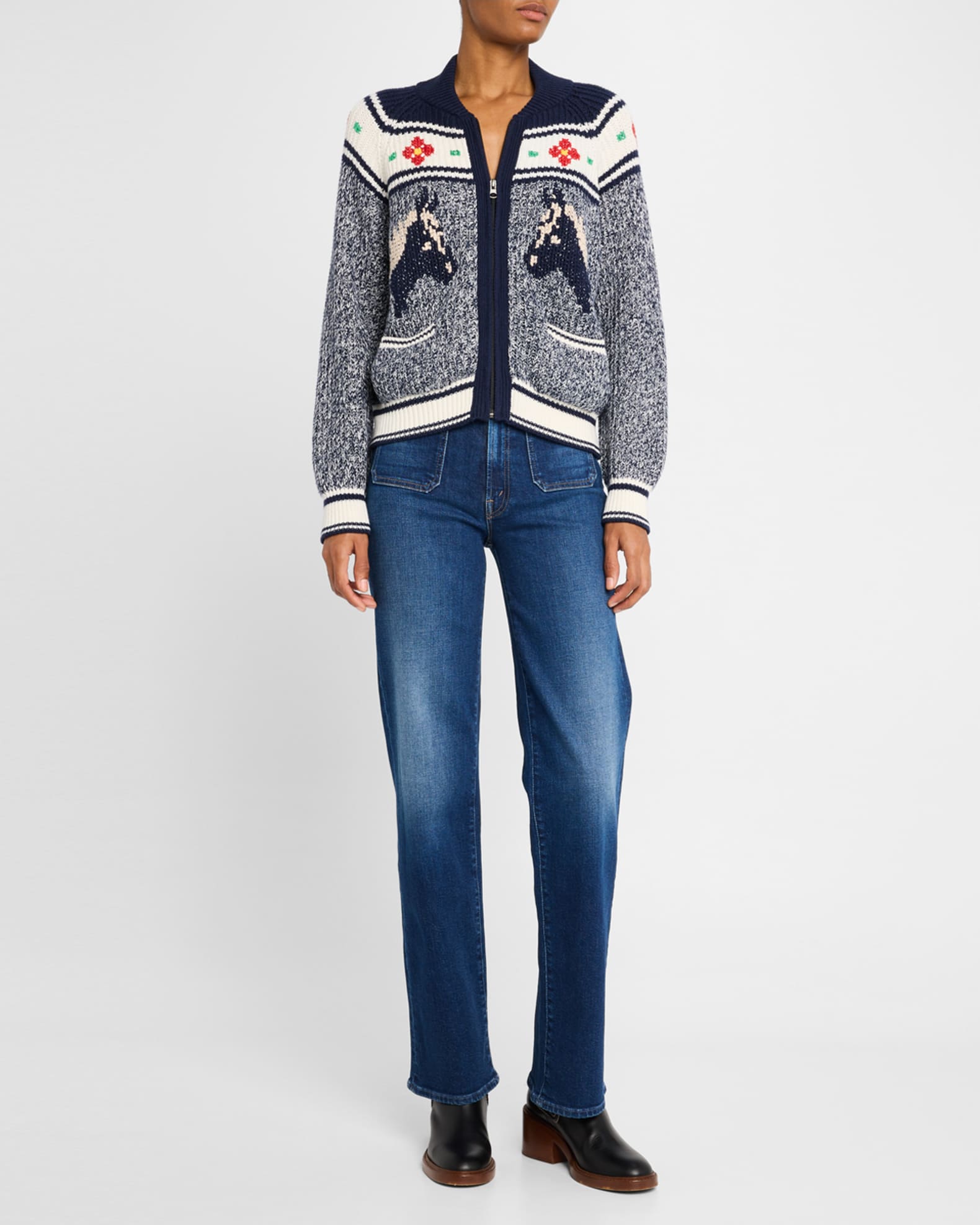 The Patch Pocket Rambler Zip Sneak Jeans 1