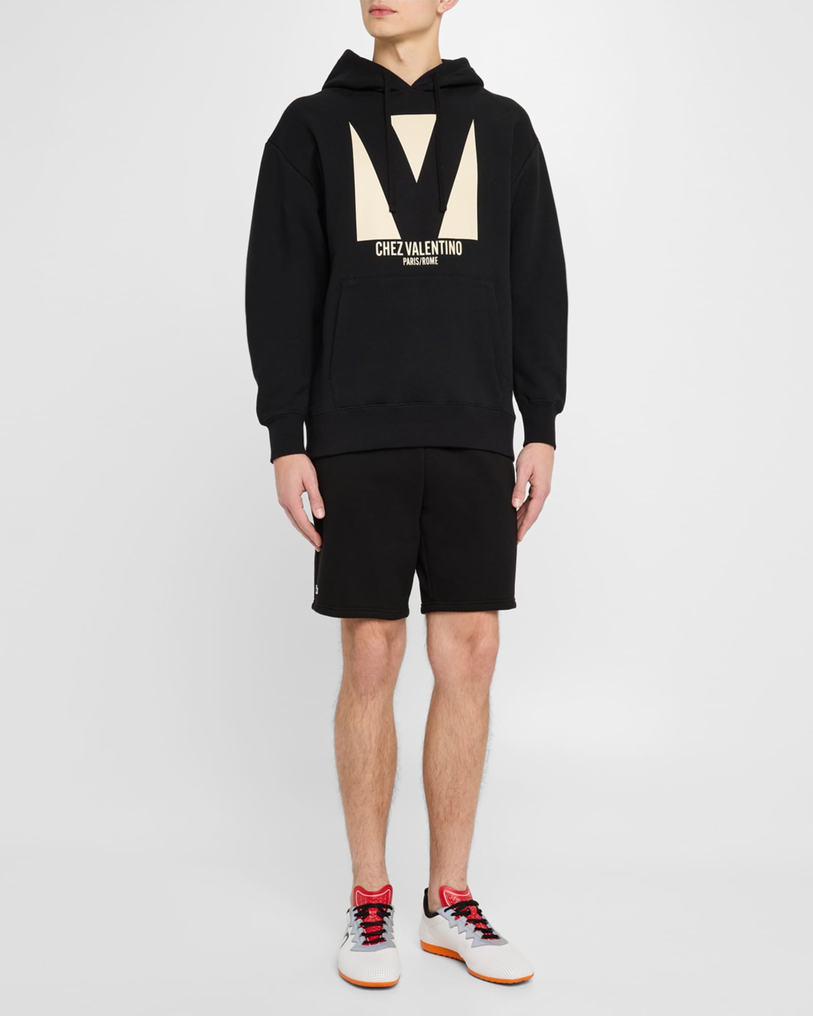 Valentino Garavani Men's Chromathon Perforated Leather