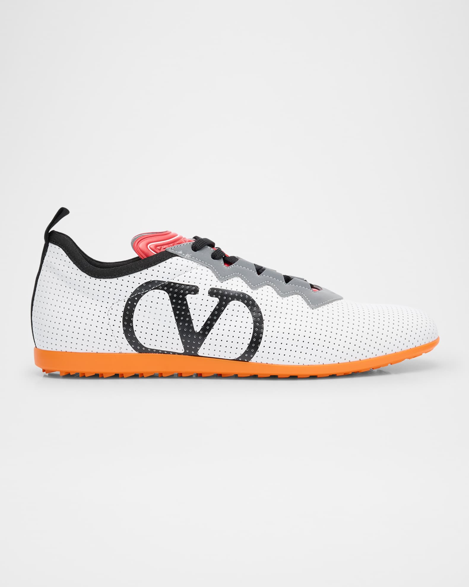 Men's Chromathon Perforated Leather Runner Sneakers 0