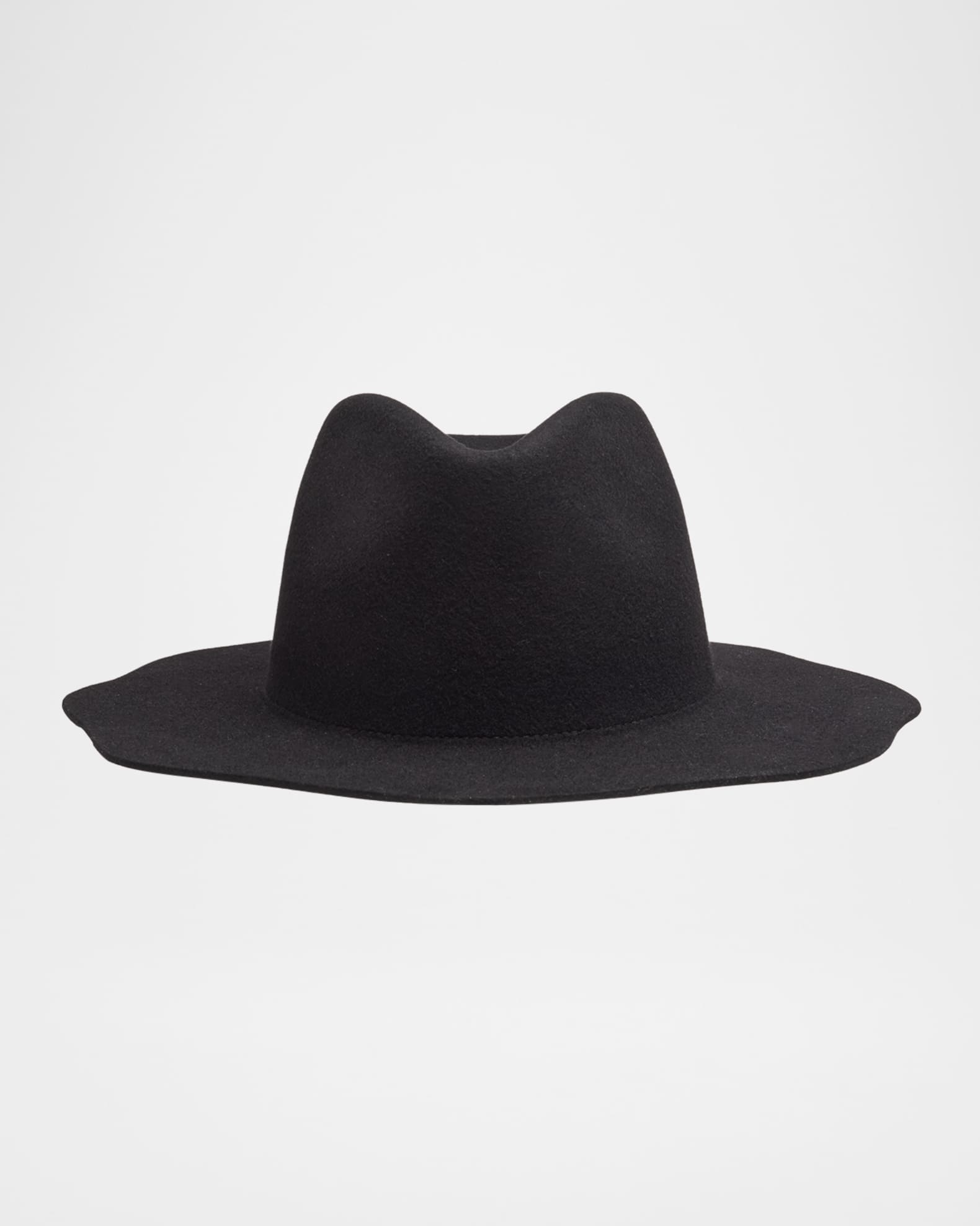Emilio Embroidered Wool Fedora