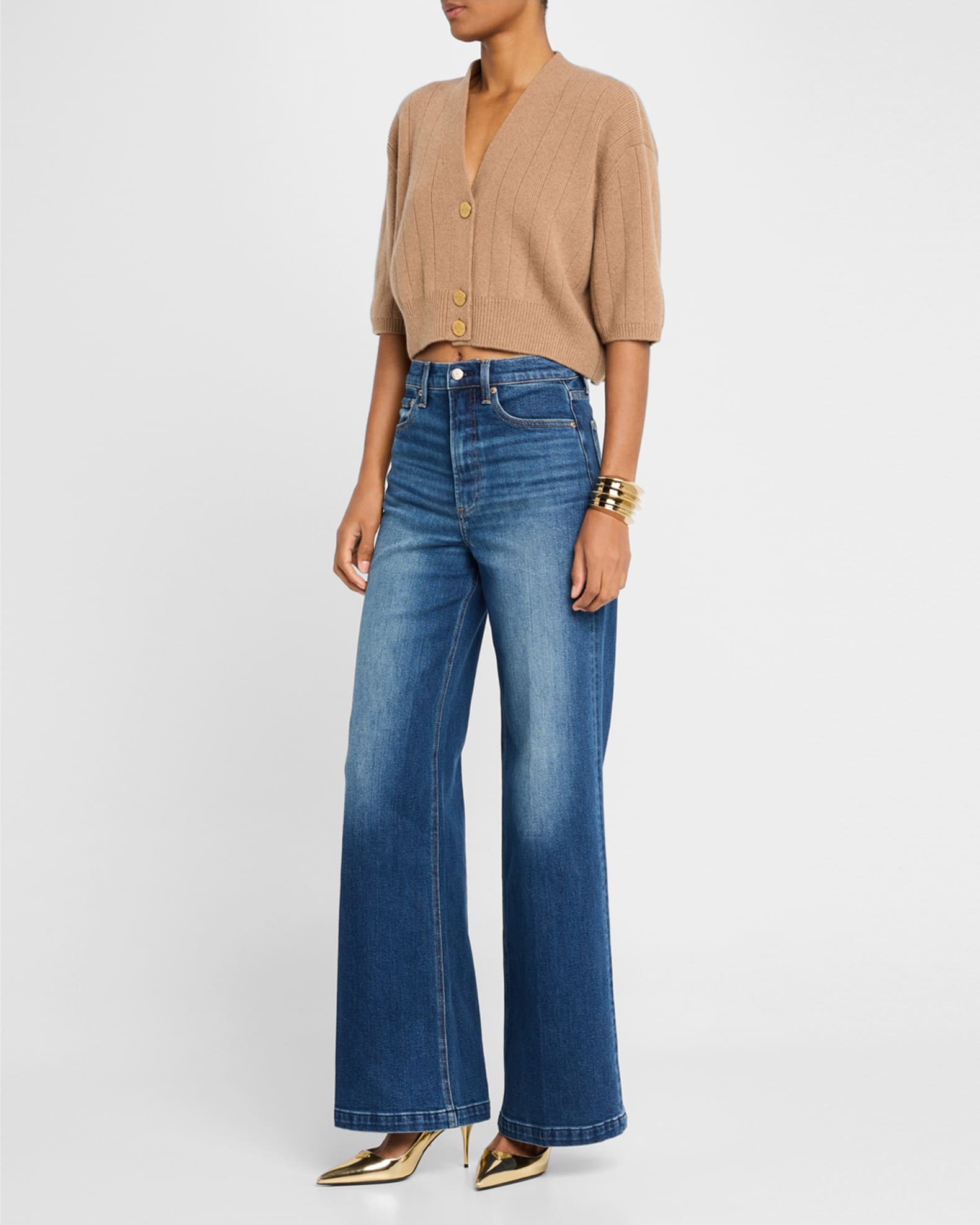 Pistola - Lana High Rise Ultra Wide Leg Jeans