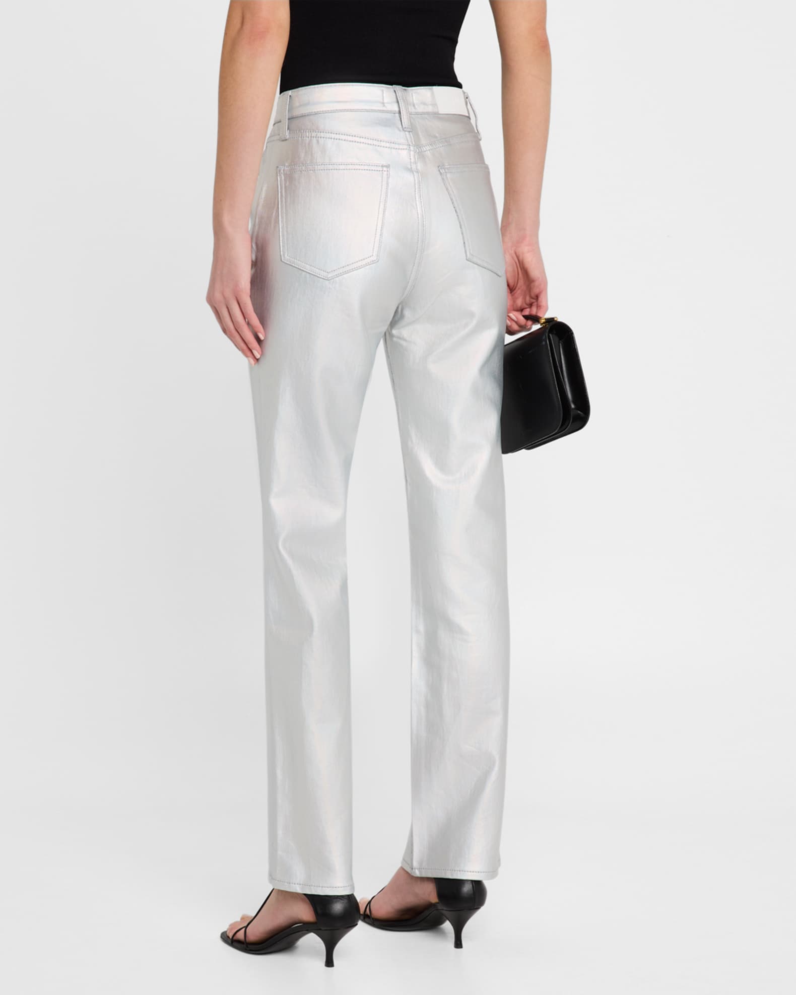 PISTOLA Cassie Super High Rise Straight Crop Women's Jean