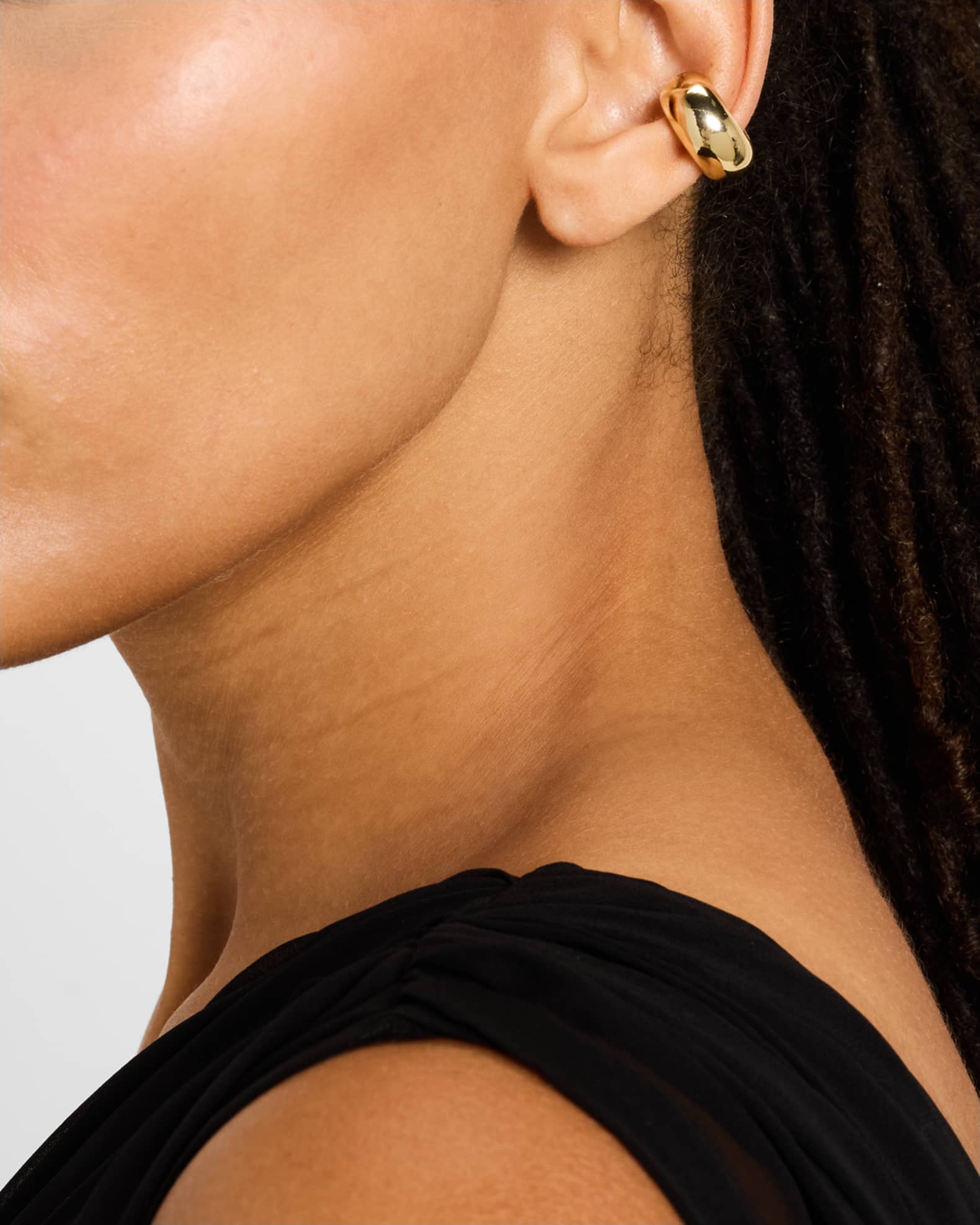 Thick Gold-Plated Ear Cuff 1