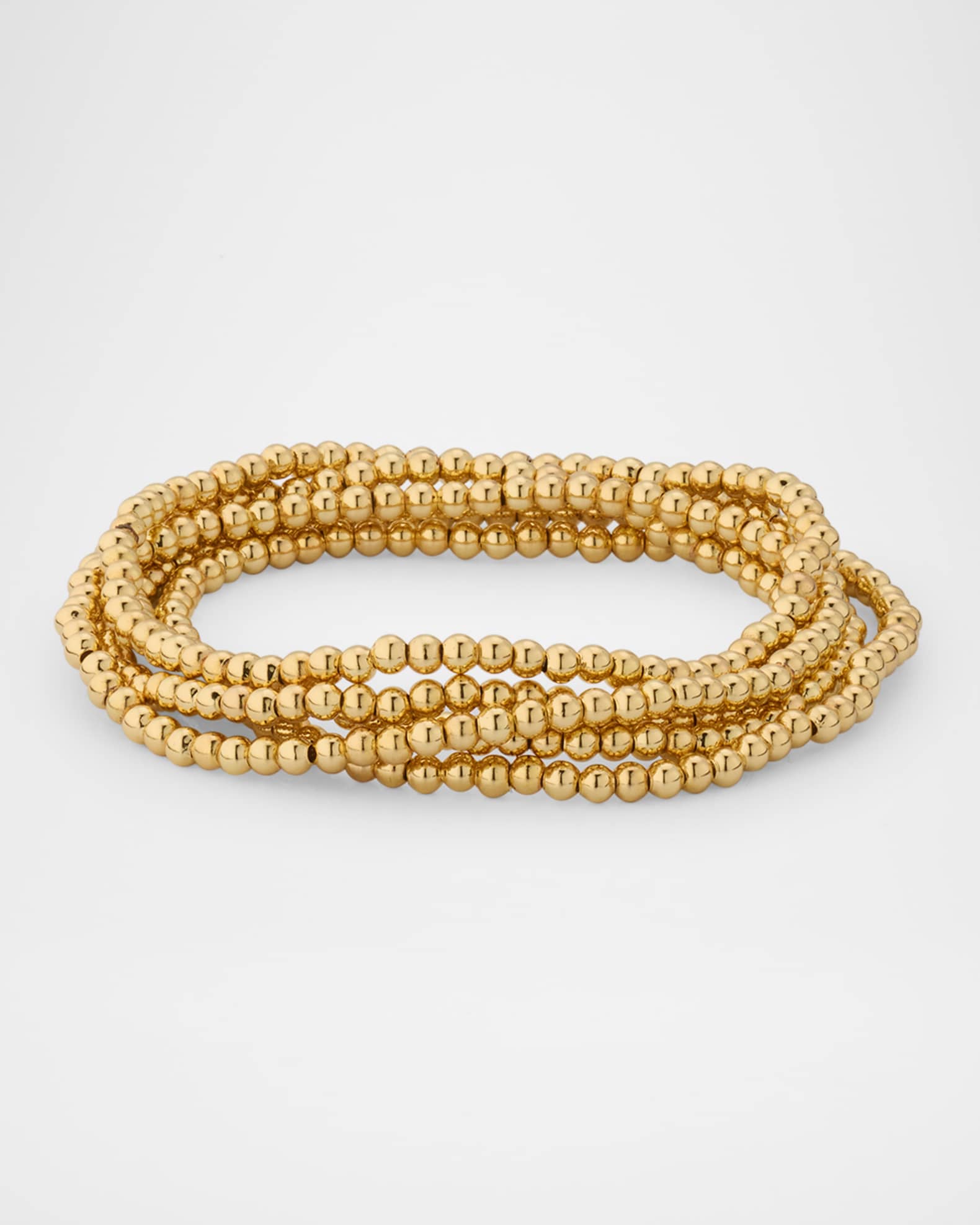 Alternating Pisa Beaded Stretch Bracelets, Set of 3 0
