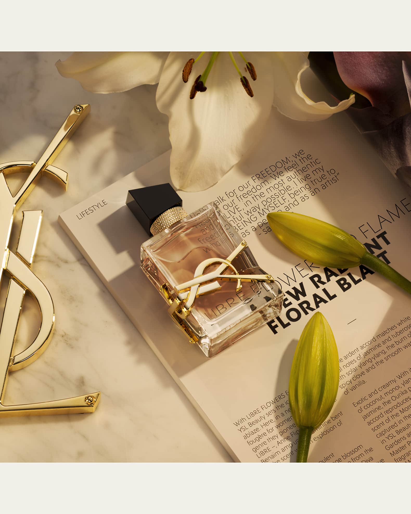 Yves Saint Laurent Beaute YSL Libre Flowers Flames Eau De Parfum Florale 10 mL Neiman Marcus