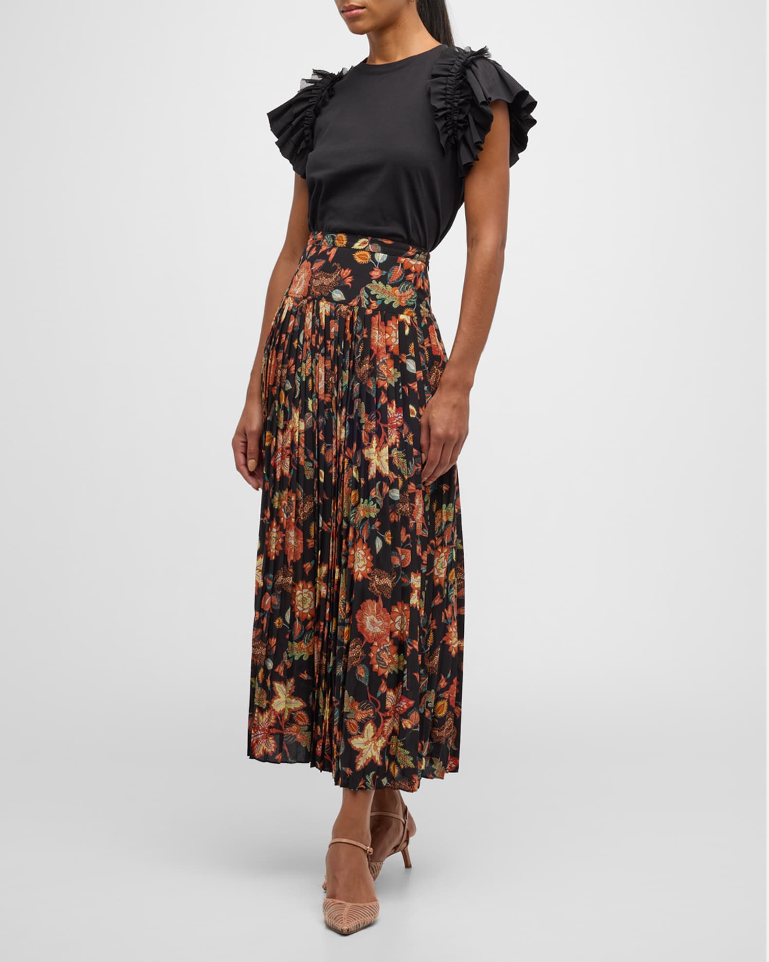 Leia Ruffle-Sleeve Shirt 1