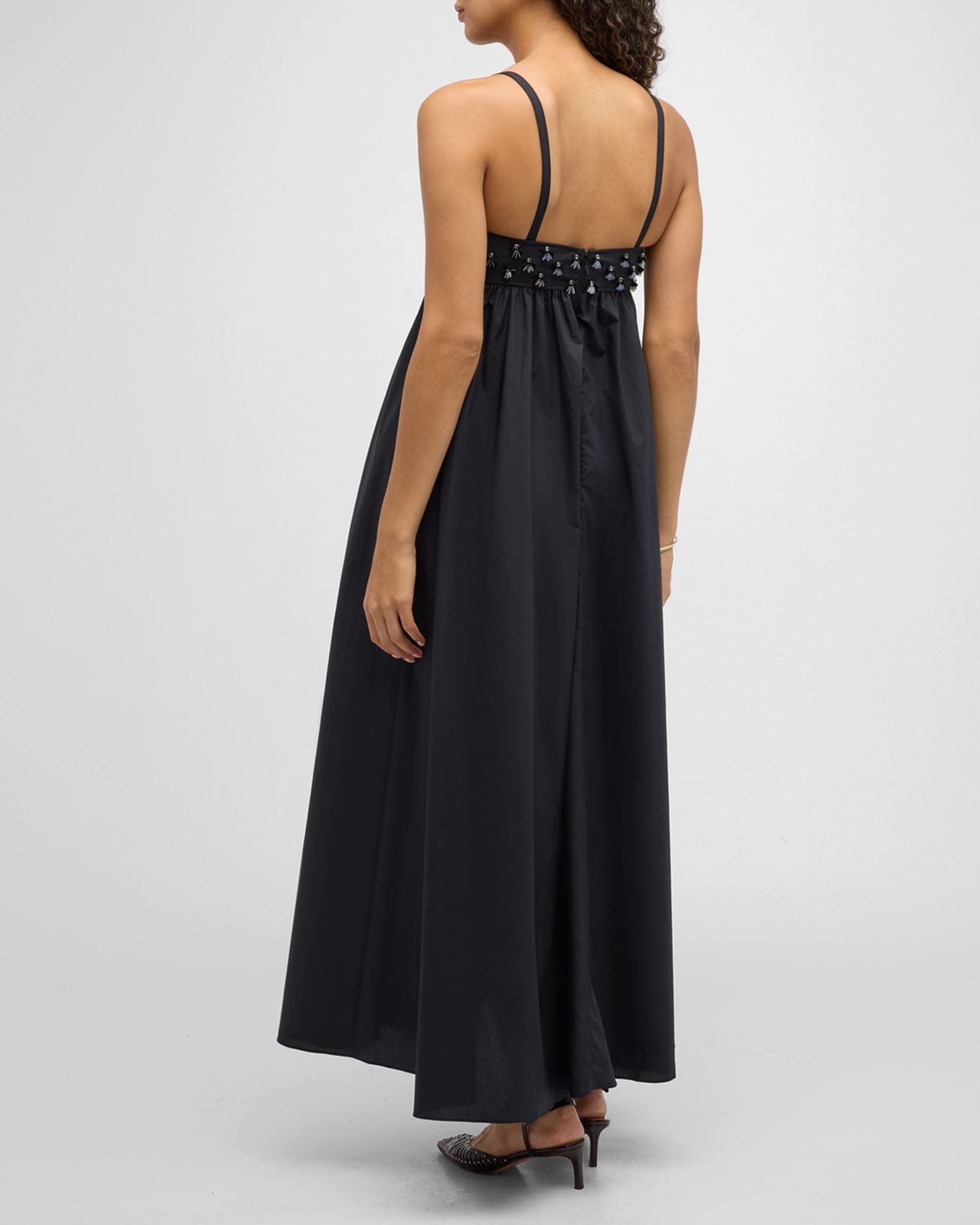elegant formal black dresses Elegant Black A-Line Satin Long Prom Dress With Lace-Up Back