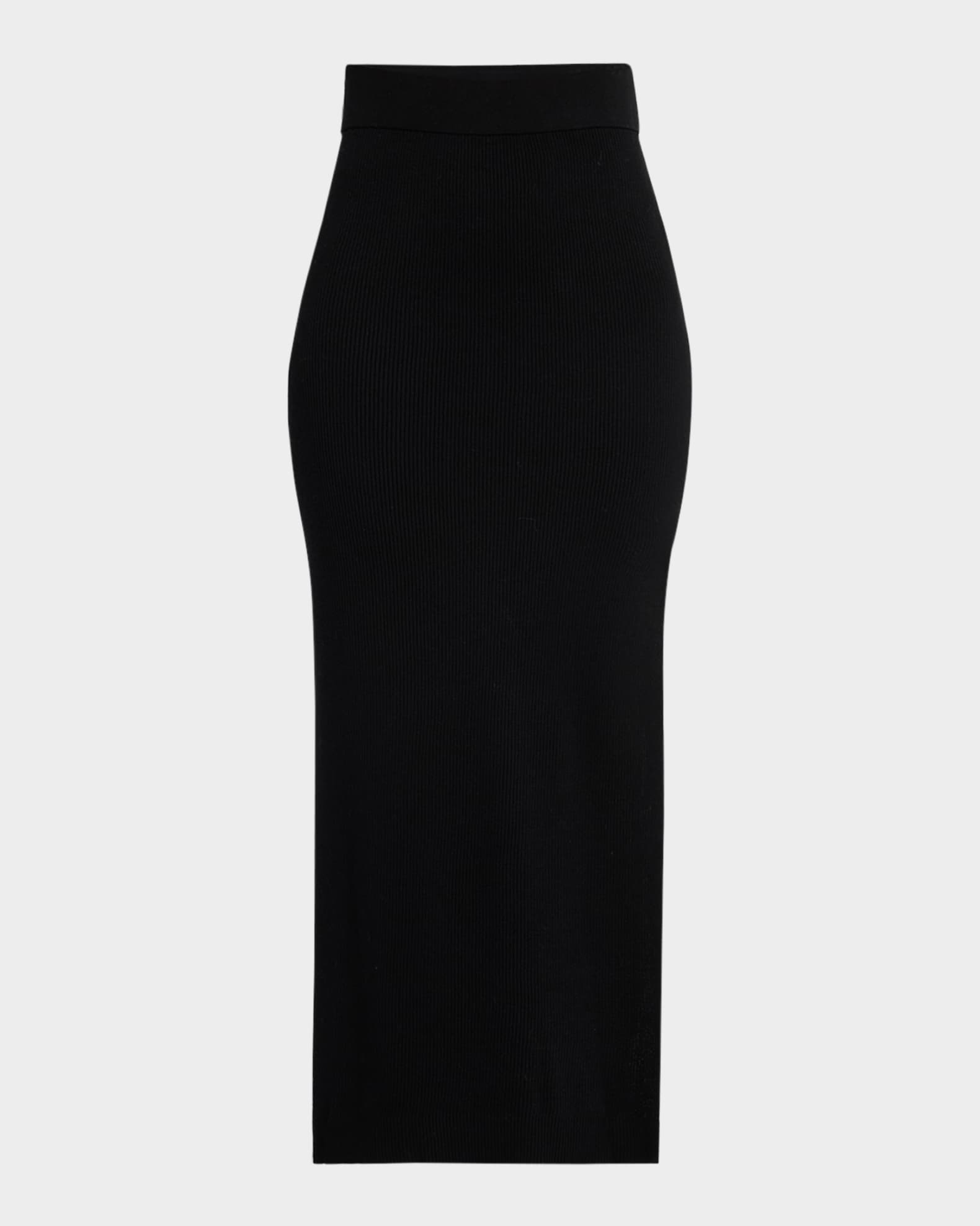 Lamarque Jillian Knit Maxi Skirt Black