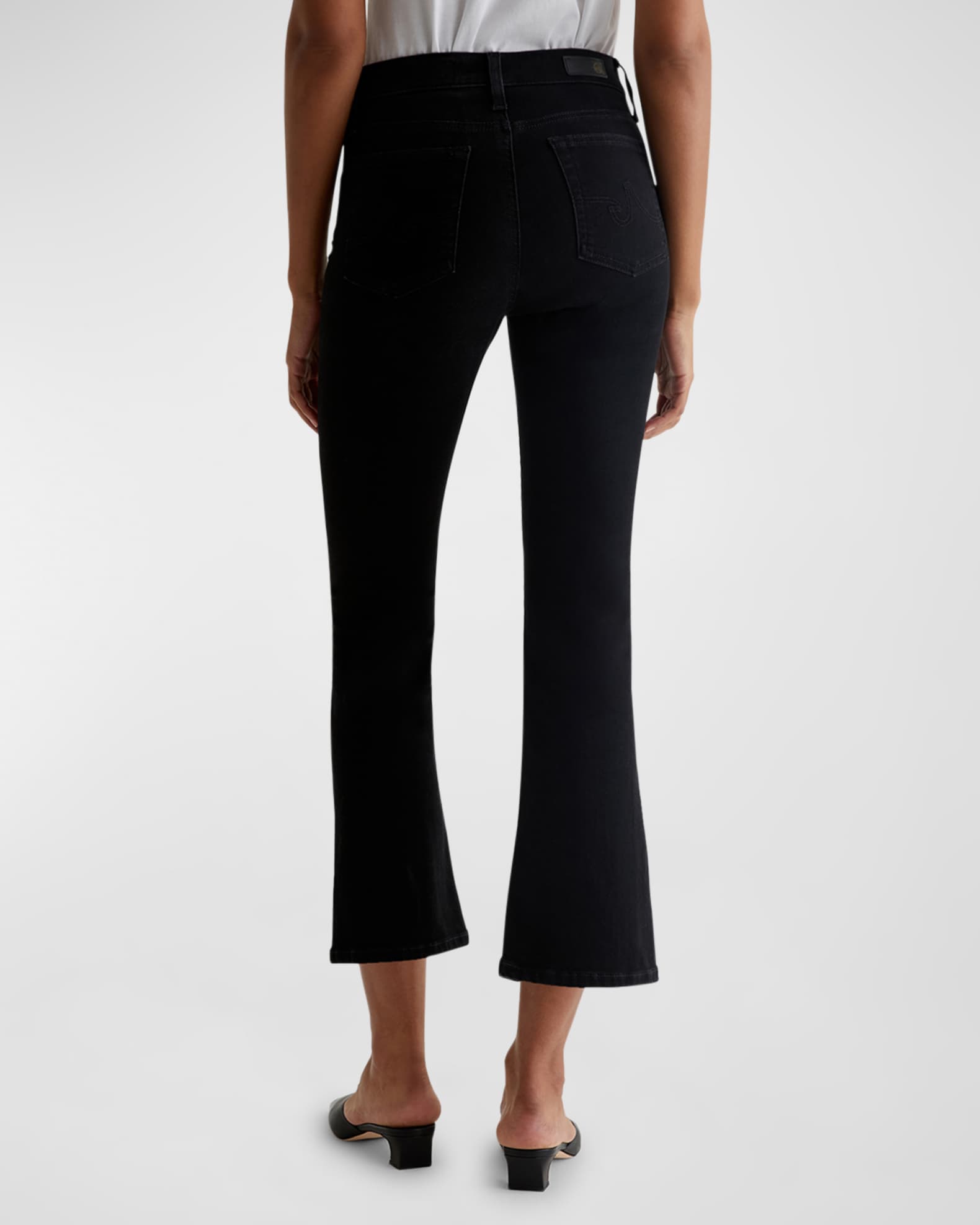 Farrah Cropped Bootcut Jeans 1