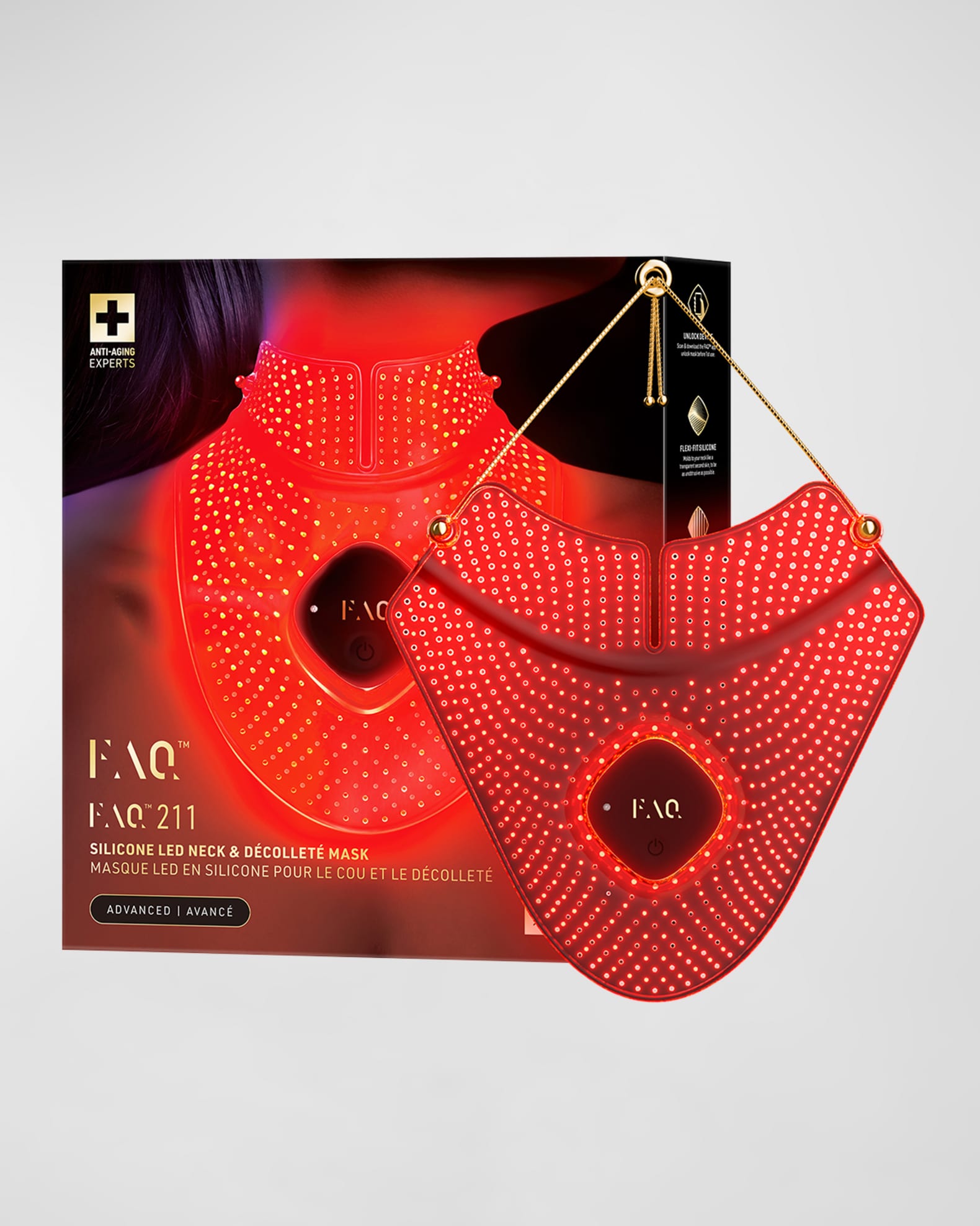 FAQ 211 Silicone LED Neck & Dcollet Mask 1