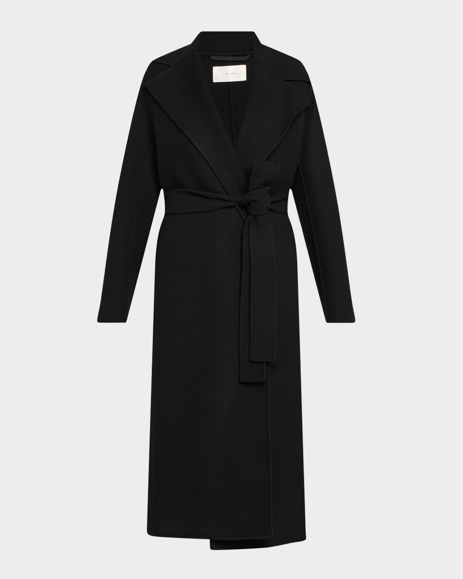 Malika Belted Long Wrap Coat 0