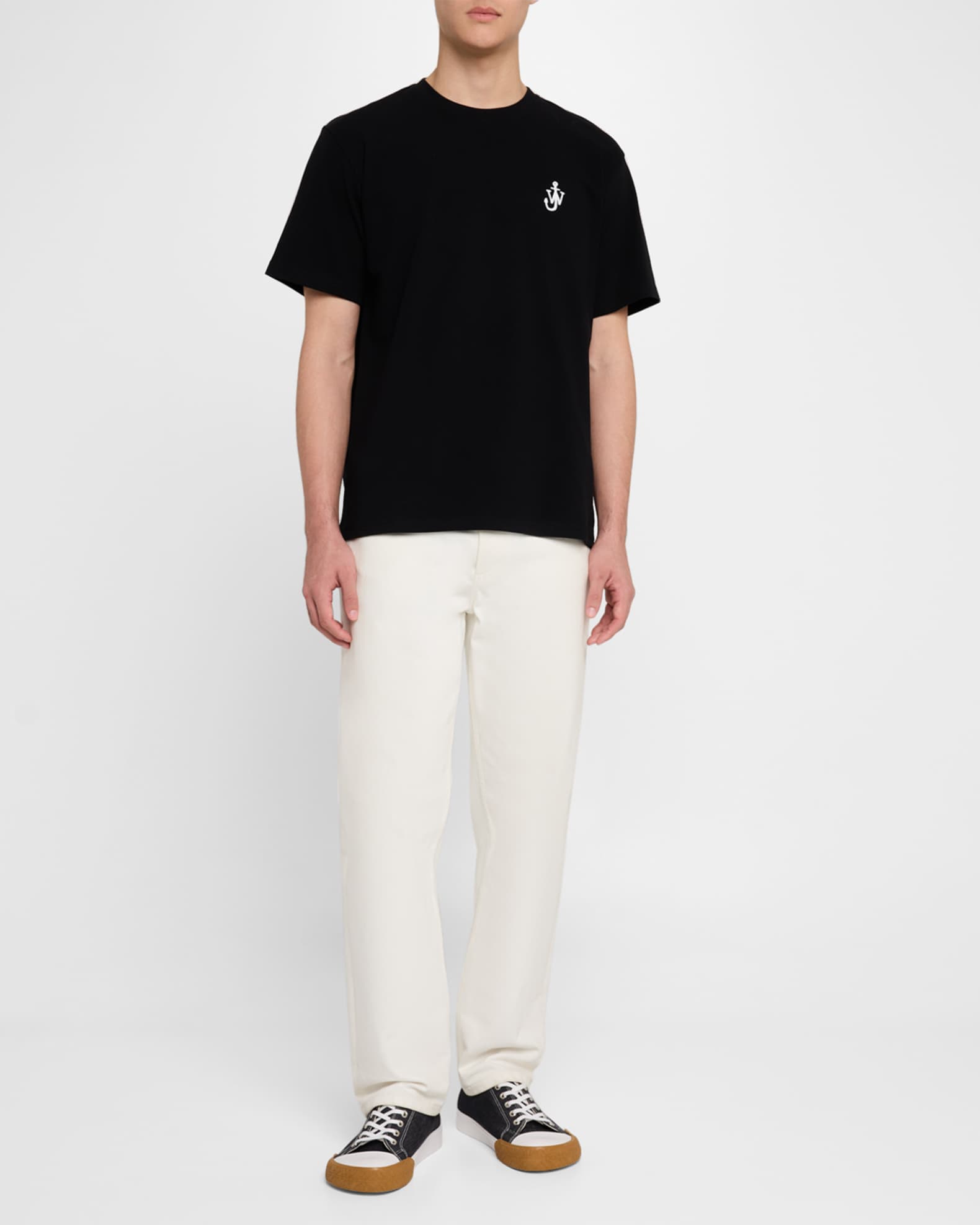 Men's Embroidered Anchor T-Shirt 1