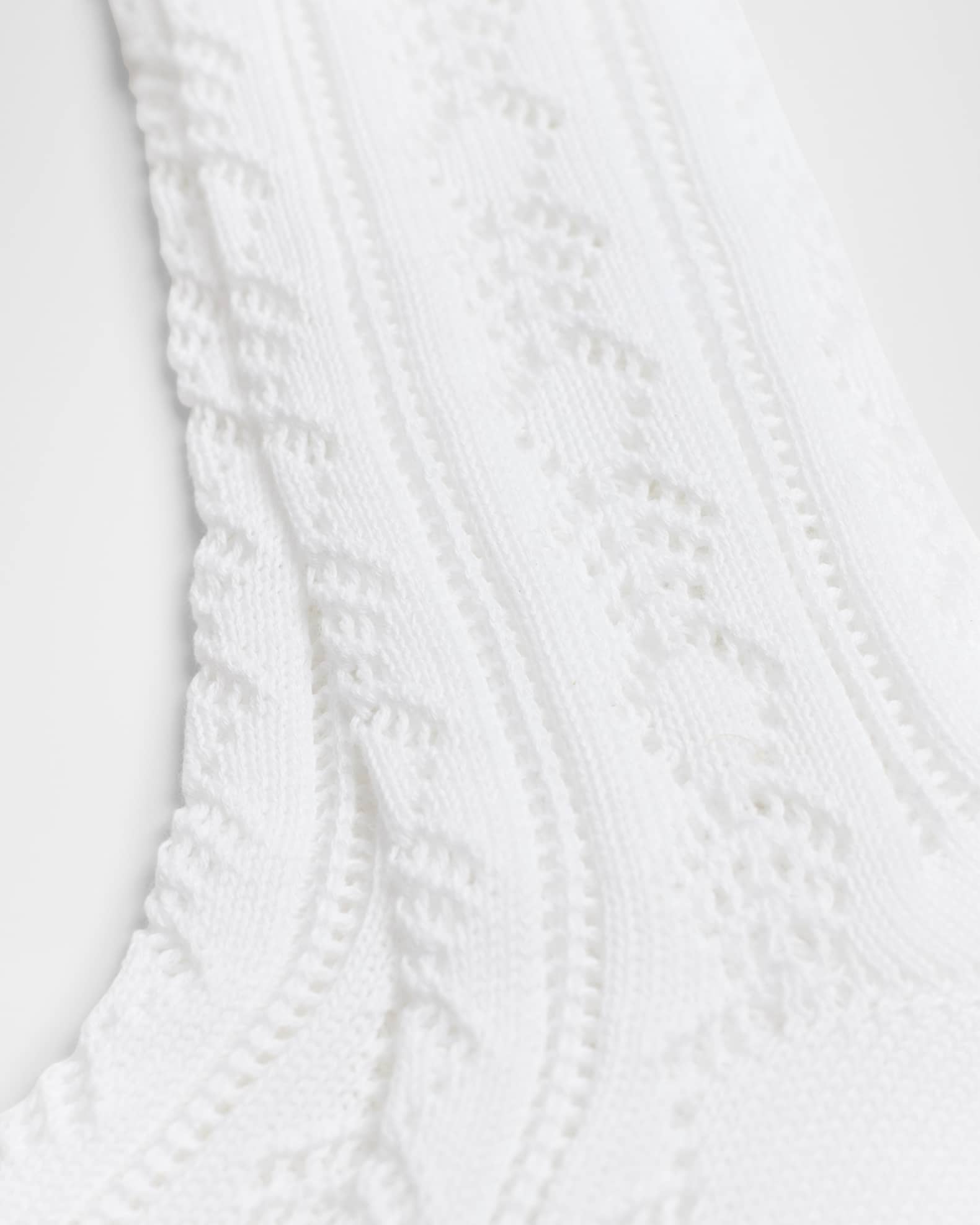 Men's VLogo Cotton Knit Over-Calf Socks 1