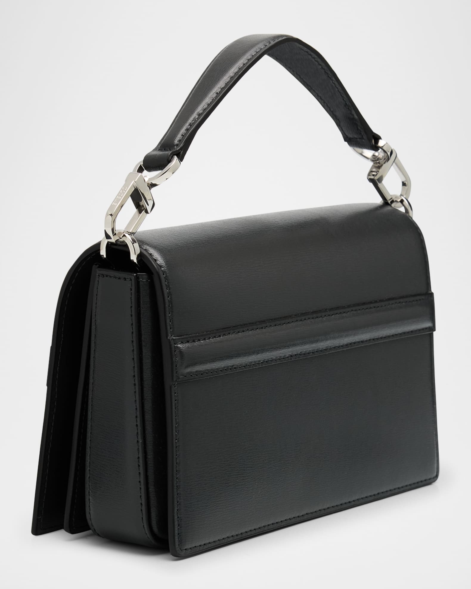 Mini T-Flap Naplack bag black – TOTEME
