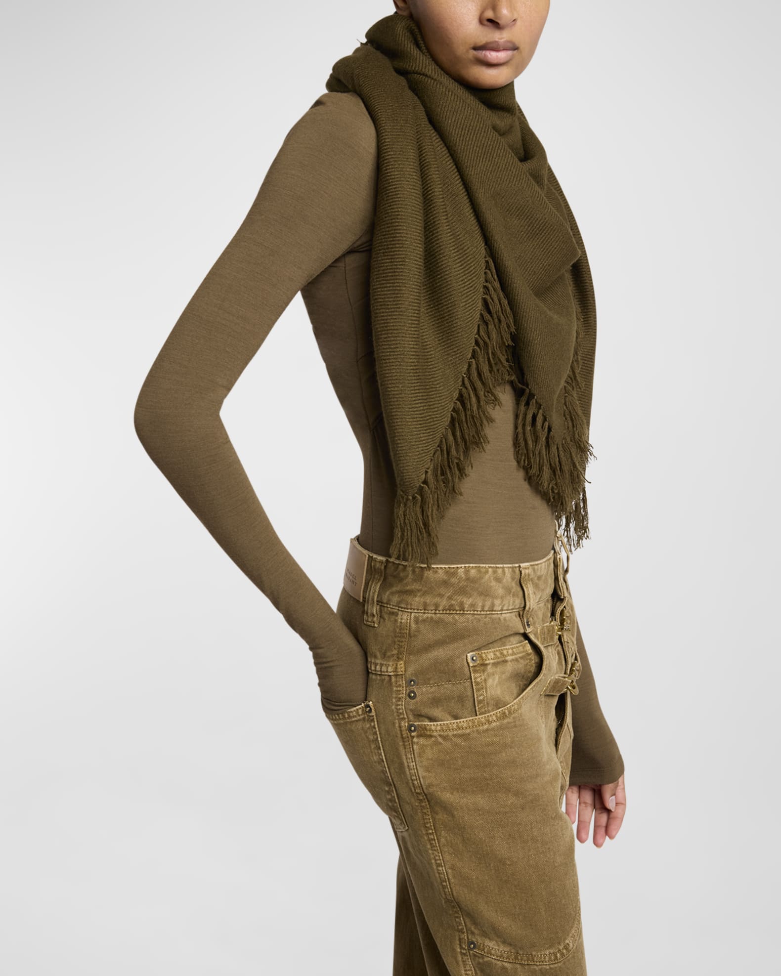 Isabel Marant Zila Cashmere Blend Scarf Neiman Marcus