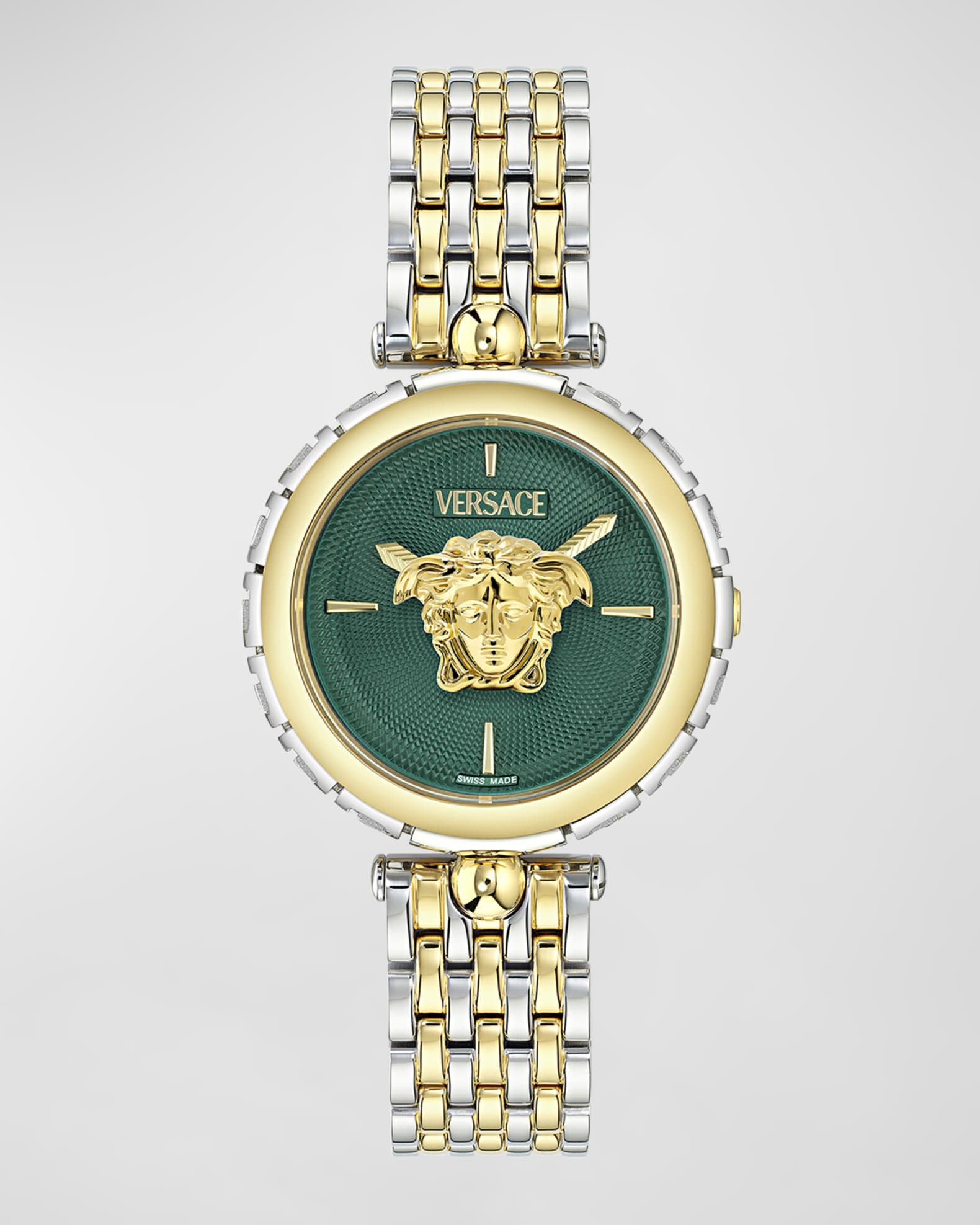 38mm Medusa Heritage Watch with Bracelet Strap, Two Tone 0