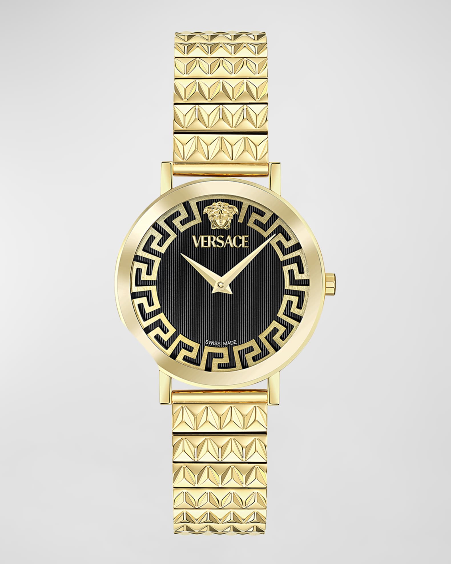 35mm Daedalus Watch with Bracelet Strap, Gold/Black 0