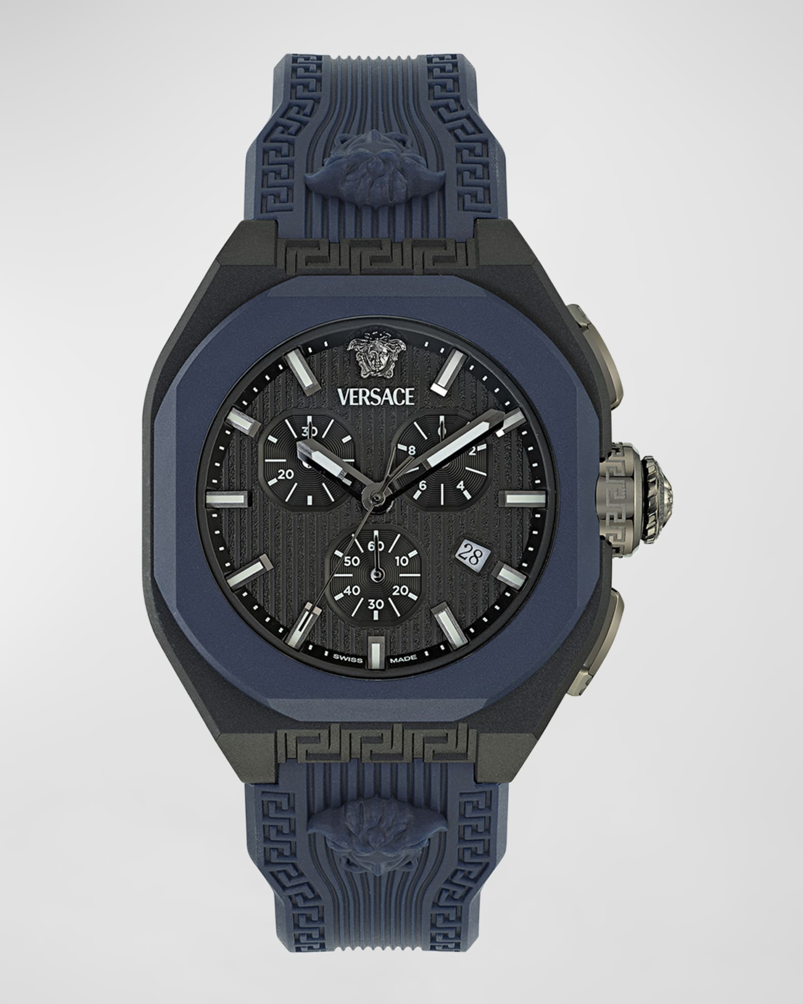 Versace Men s V Legend Chrono TPU Strap Watch 44mm Neiman Marcus