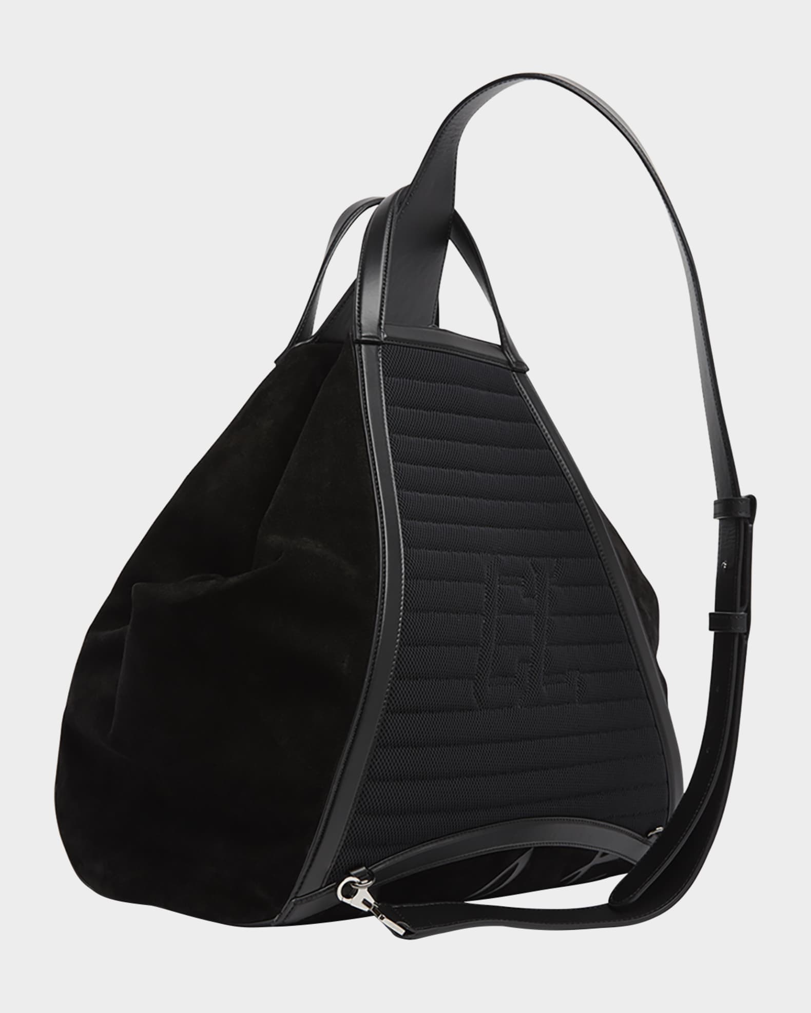 Men's Pyramid Leather Sling Bag 1