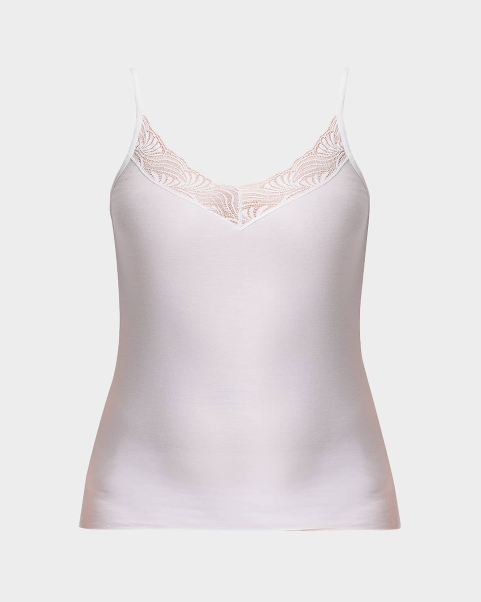 Cotton Delight Lace-Trim Cami 0