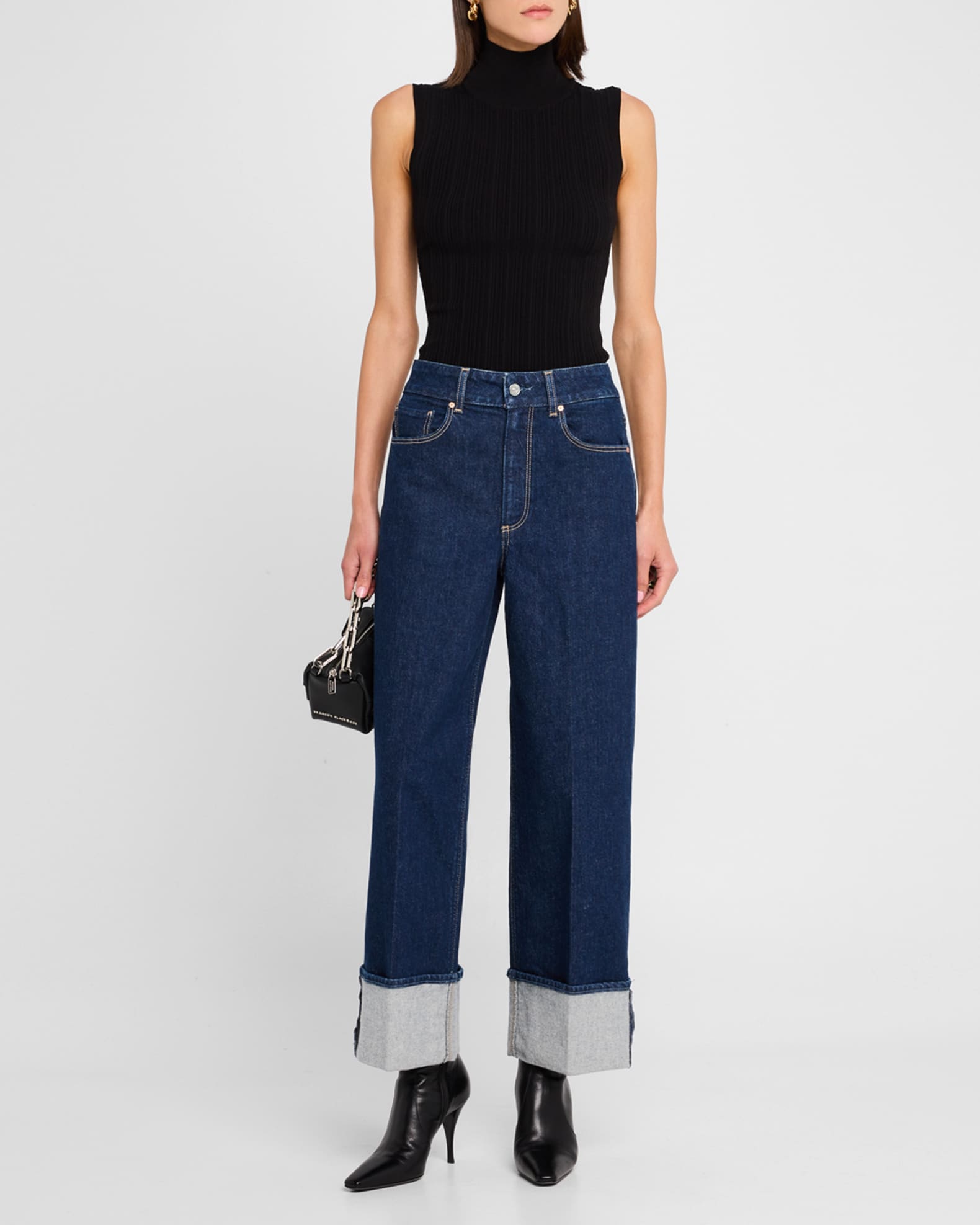 Brin Turtleneck Sweater Tank Top 1