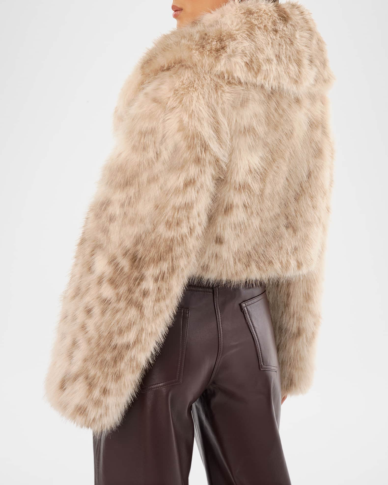 Neiman marcus leopard coat on sale