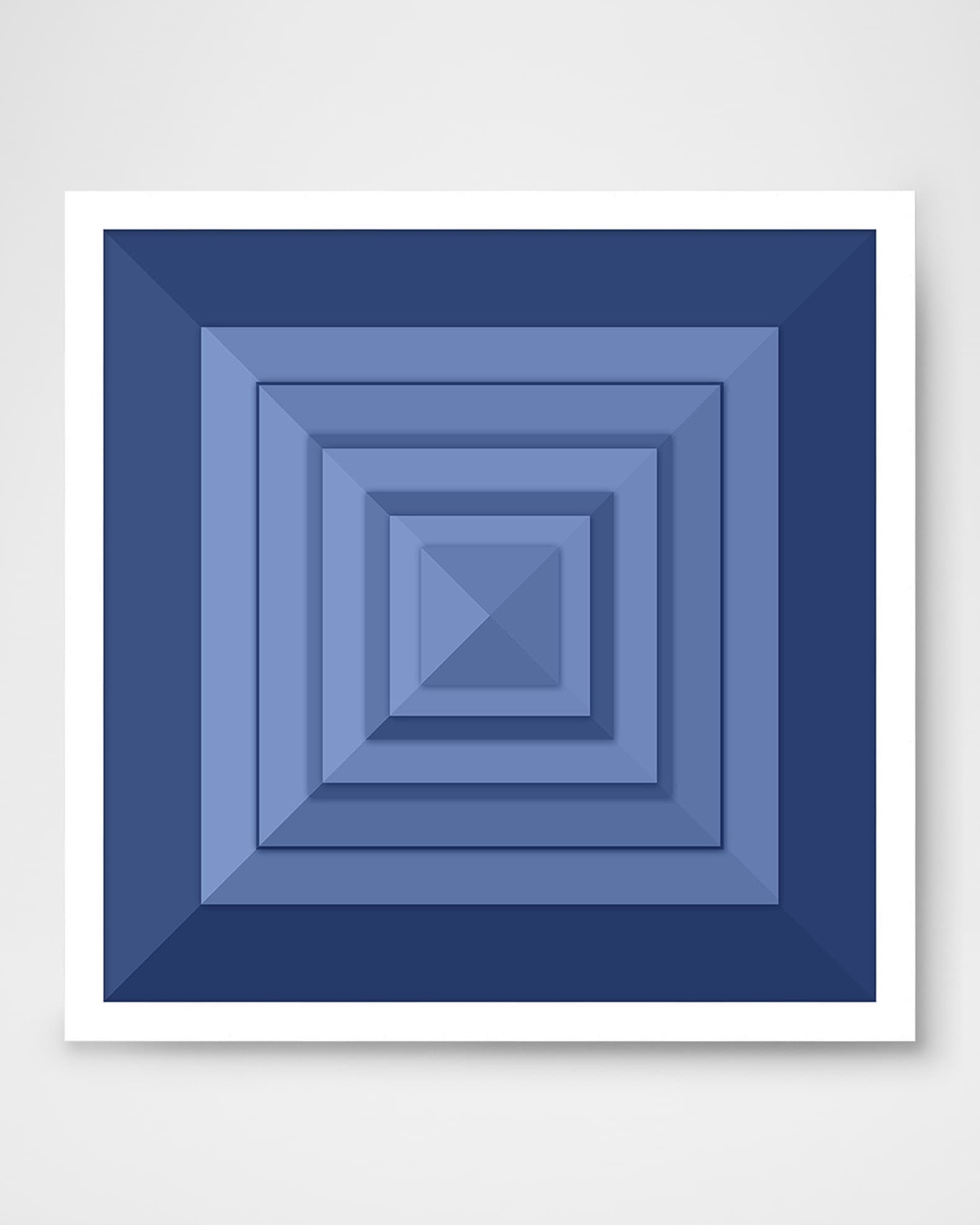 "Ombre Layers" Framed Giclee 0