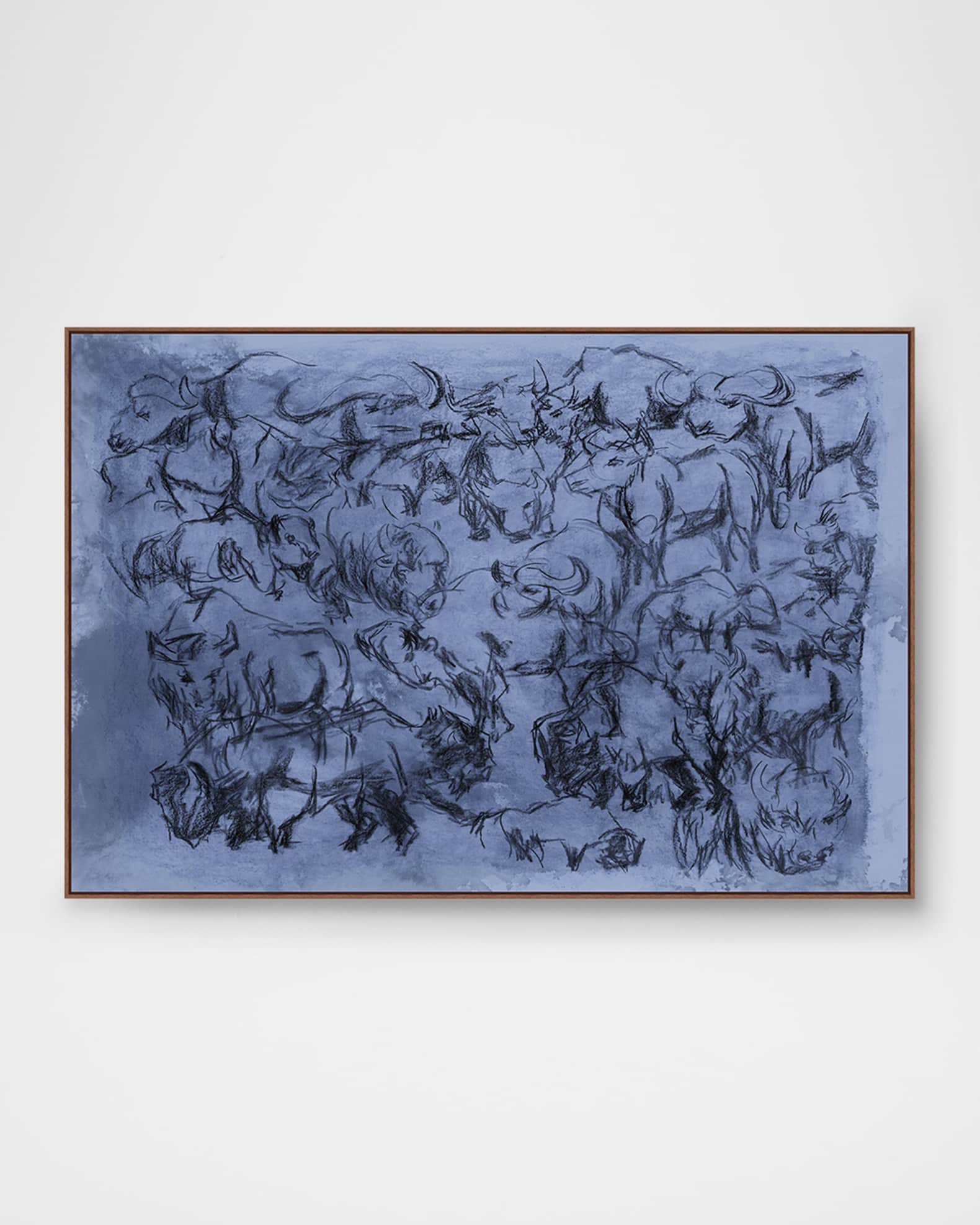 "Obstinacy of Buffalo" Framed Giclee 0