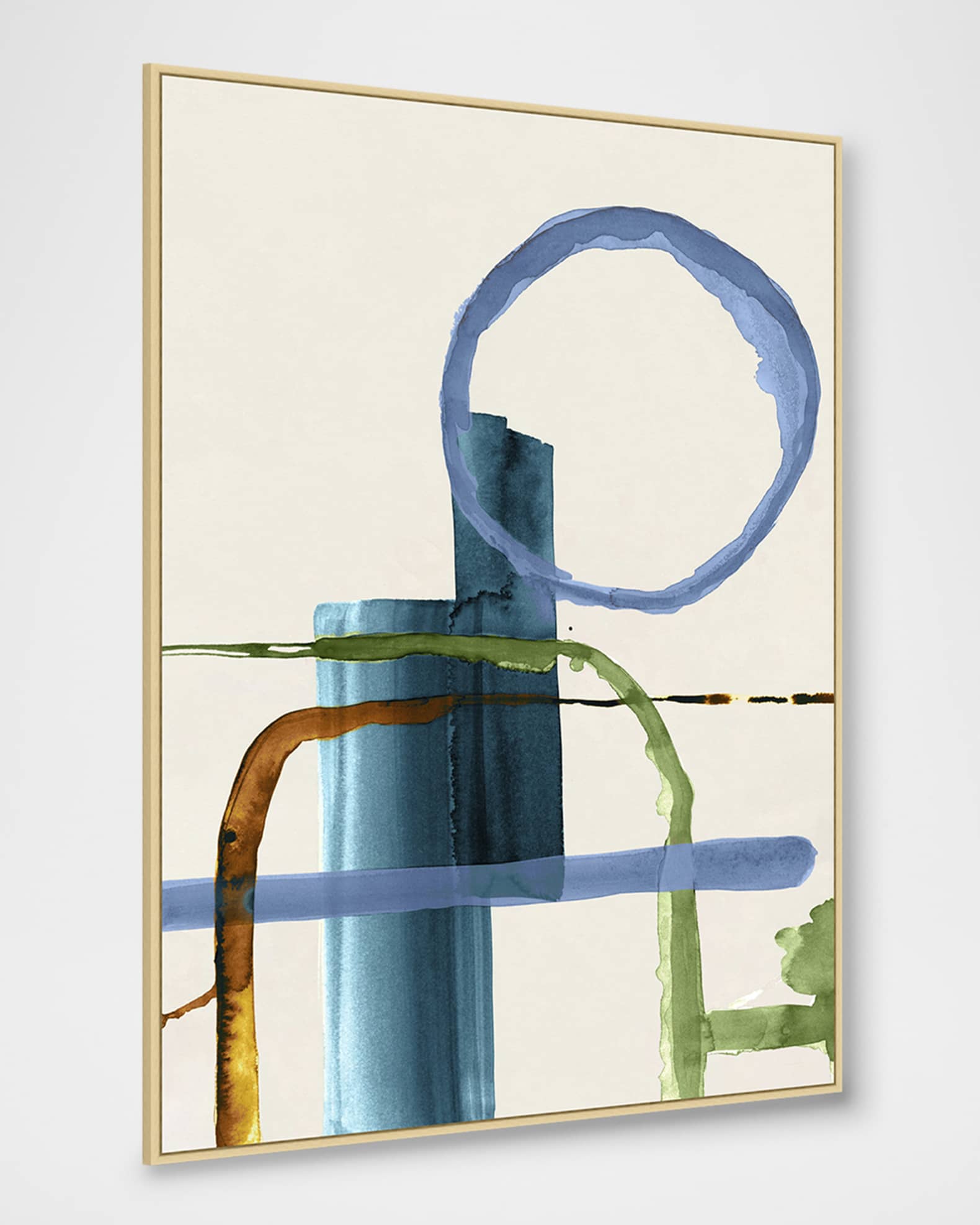 "Modernist Playground 1" Framed Giclee Wall Art 1