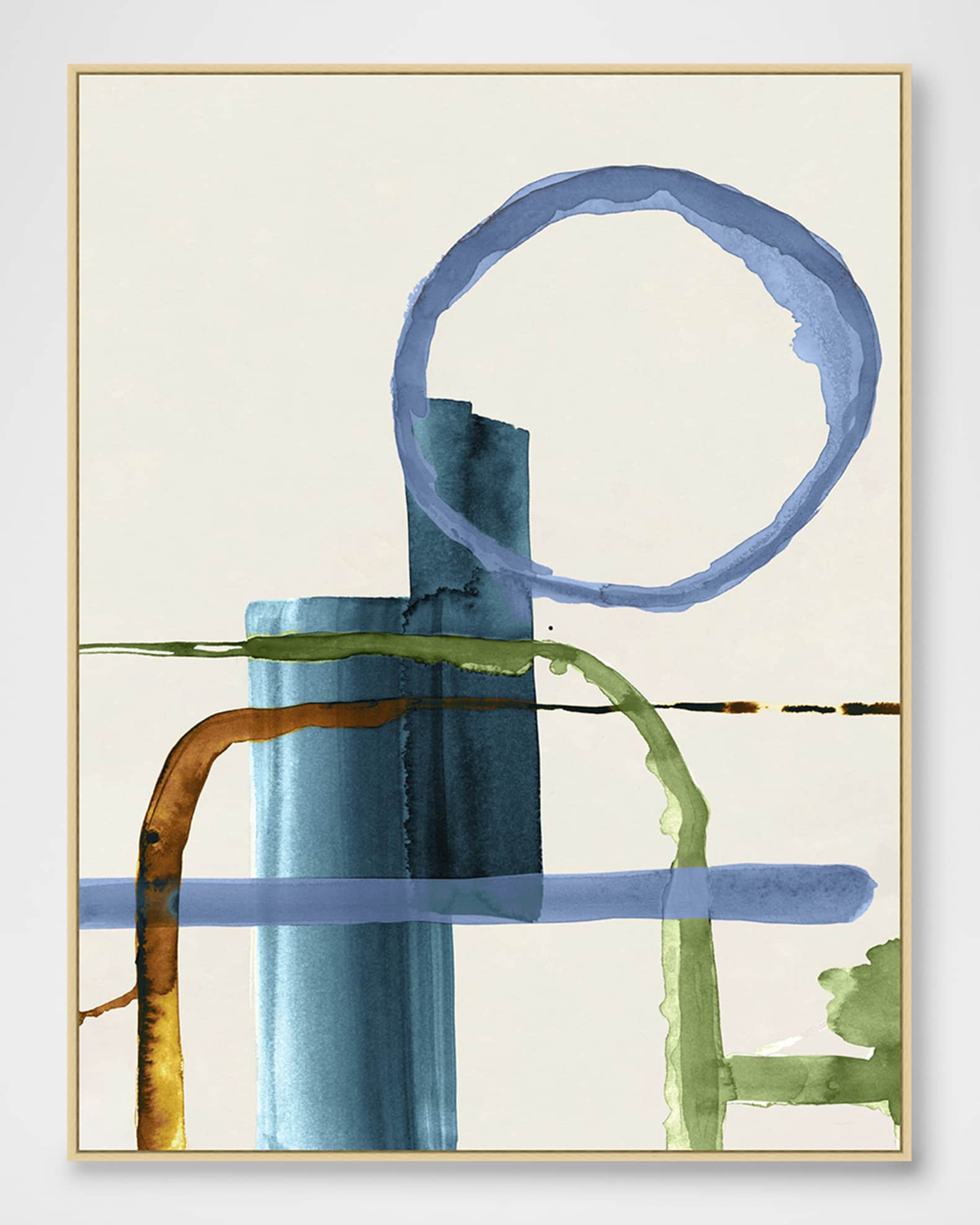 "Modernist Playground 1" Framed Giclee Wall Art 0