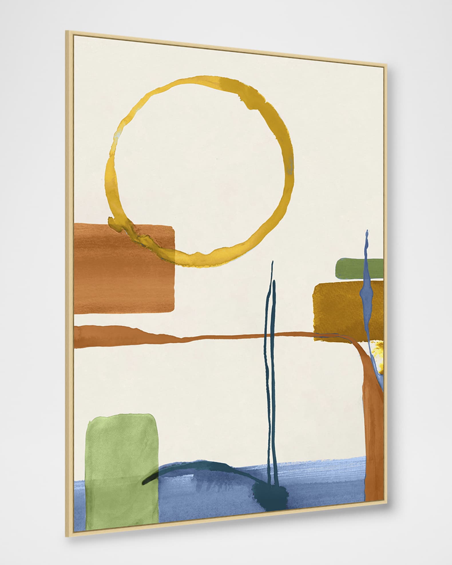 "Modernist Playground 2" Framed Giclee Wall Art 1
