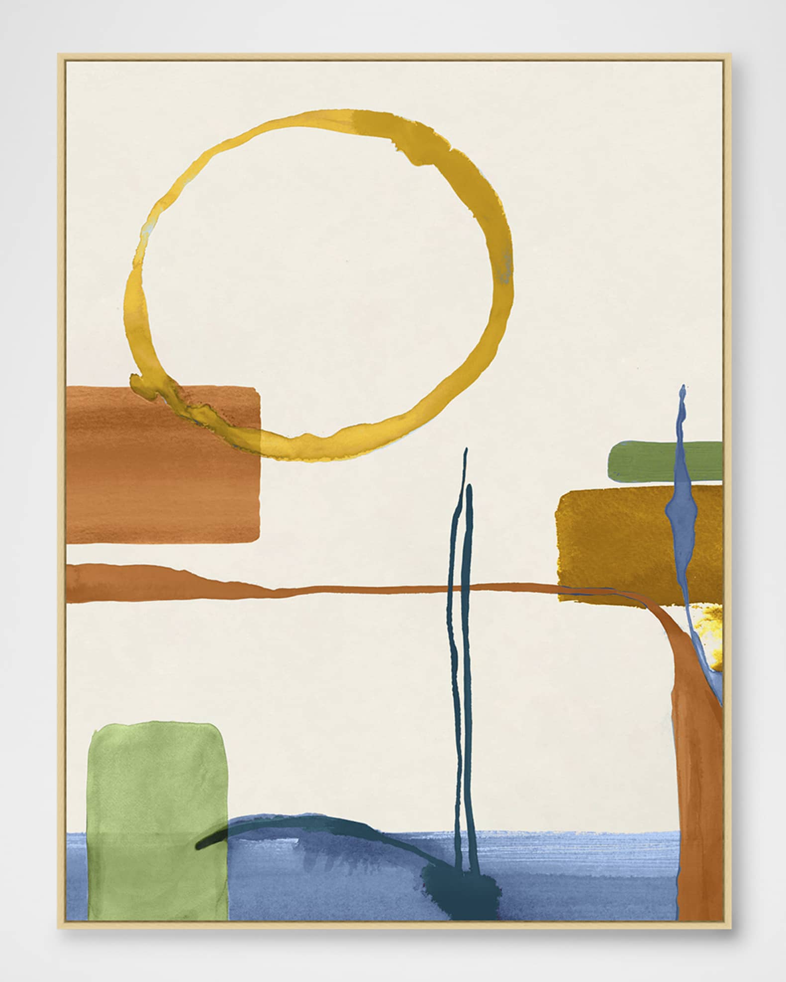 "Modernist Playground 2" Framed Giclee Wall Art 0