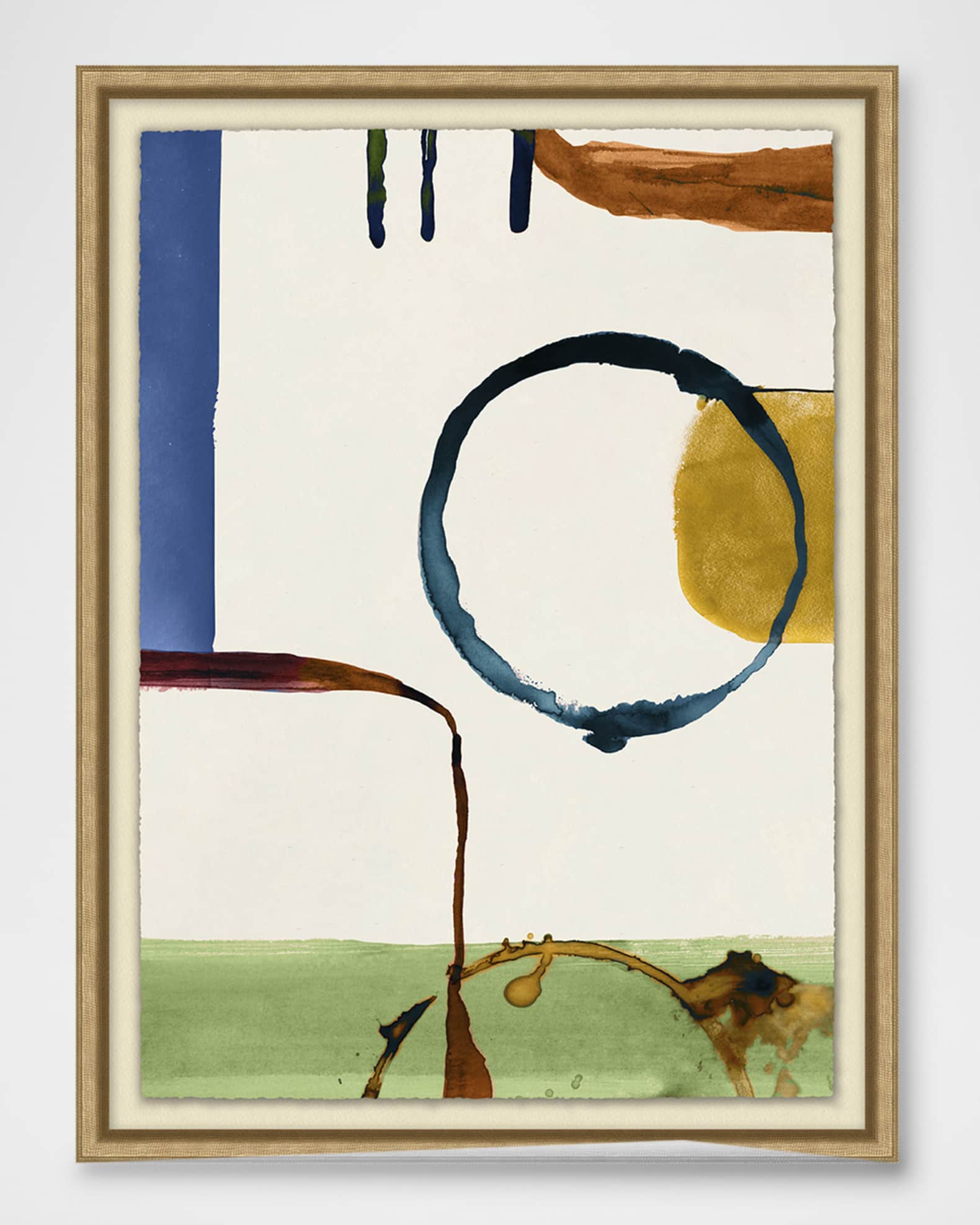 "Picnic Rings 1" Framed Giclee Wall Art 0