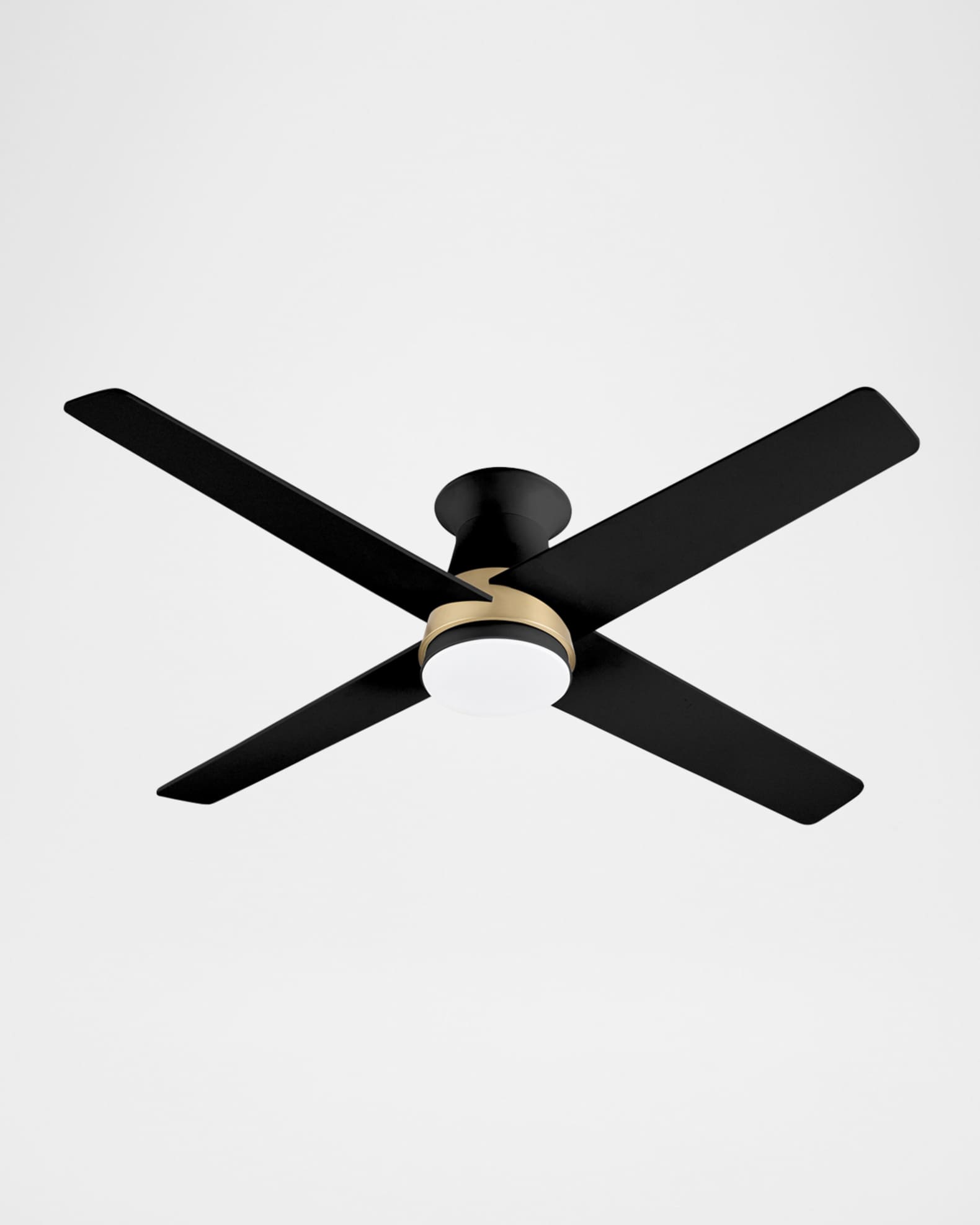 Santa Ana 52" Flush Mount Ceiling Fan with Light Kit 0