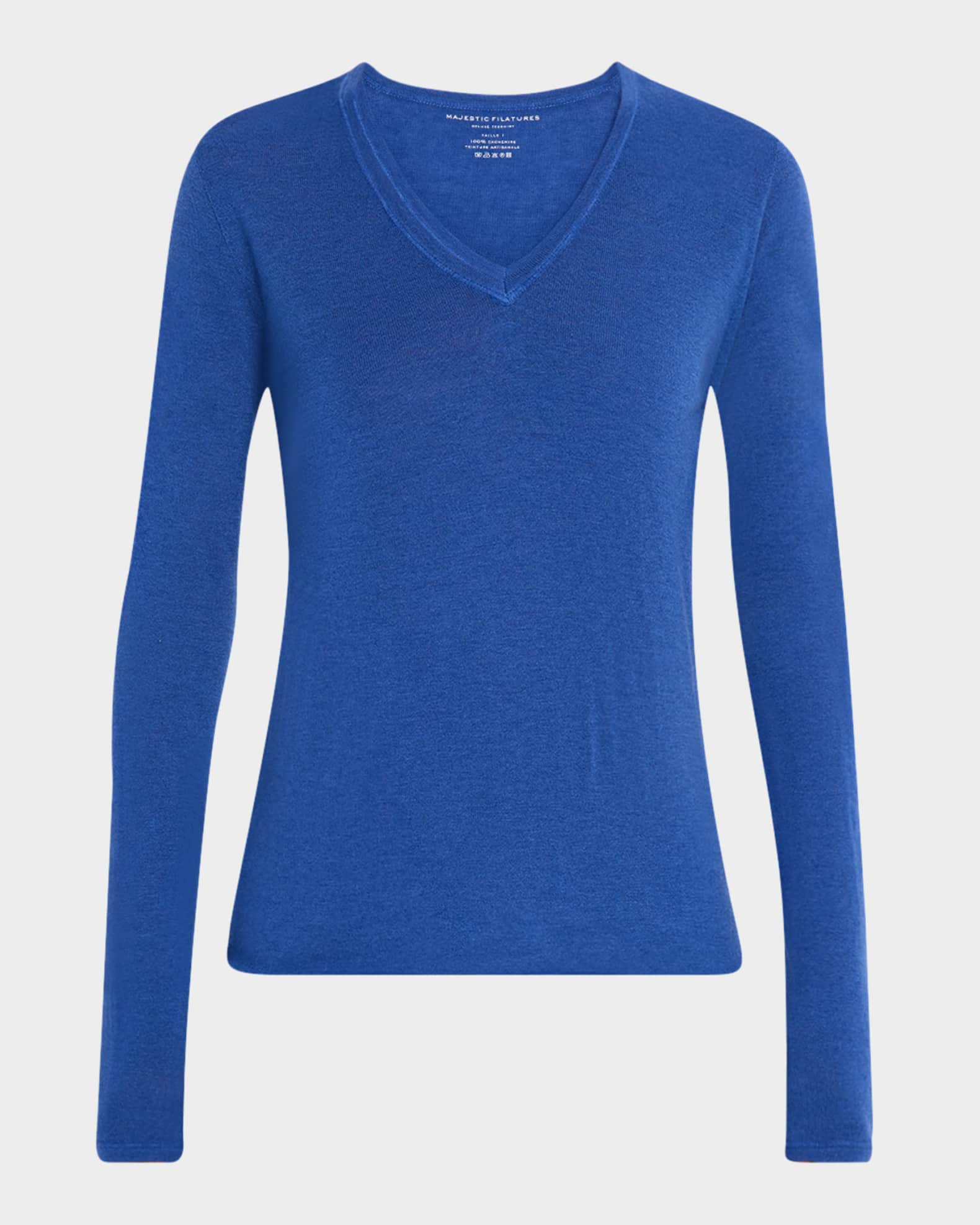 Machine Washable Cashmere V-Neck Pullover 0