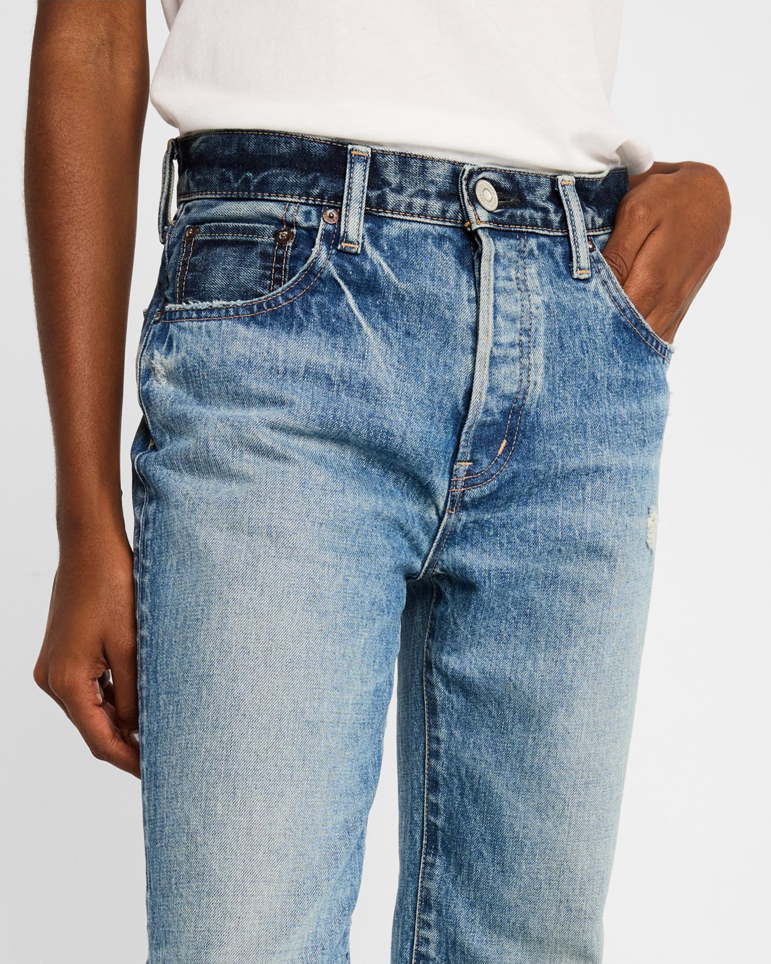 Jean MOUSSY Vintage Délavé Et Détruit Taille 24 - Neuf Sans étiquettes, Coupe Droite