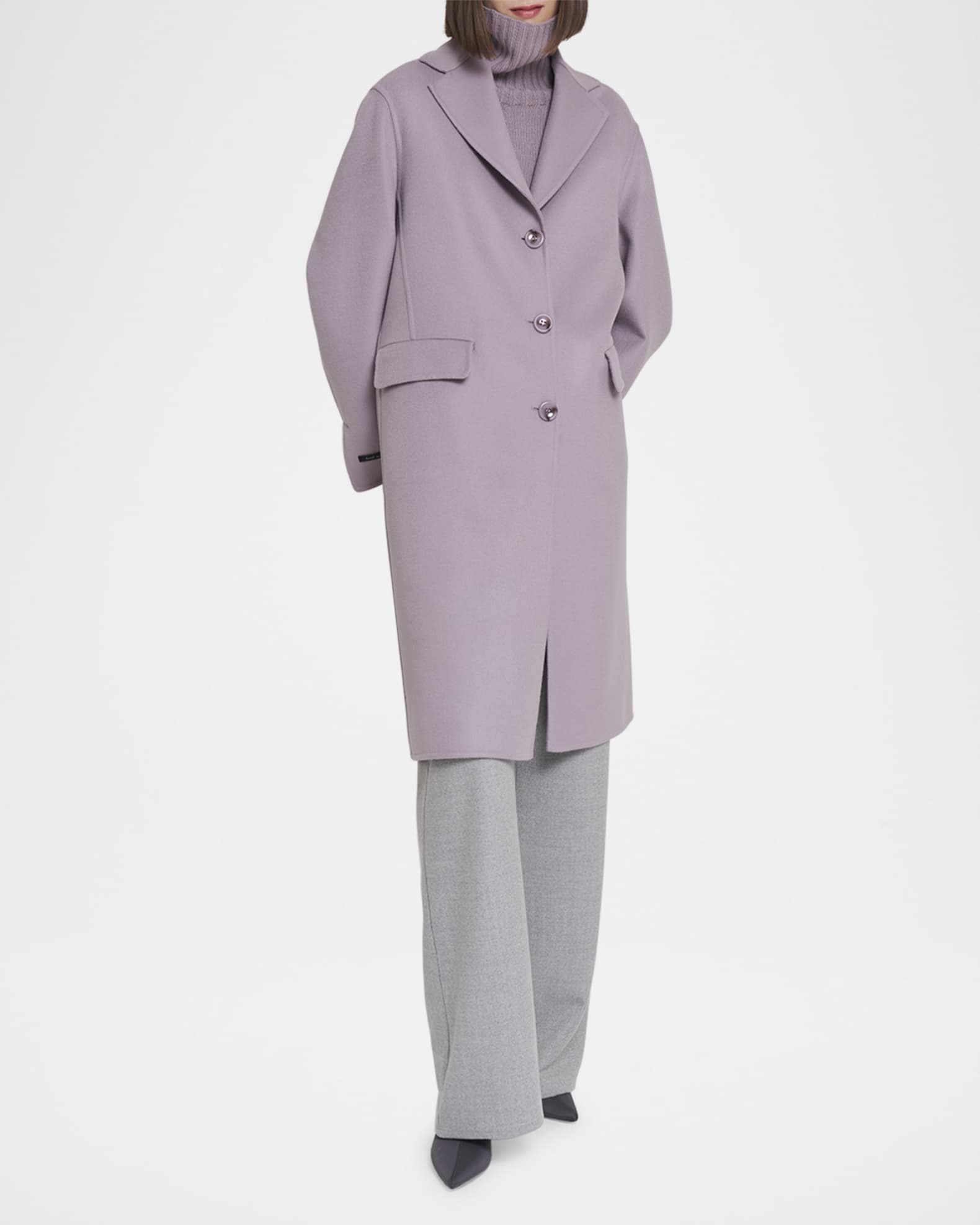 ★Manzoni24★LOROPIANAコラボ★極美品★カシミヤ ファー★コート