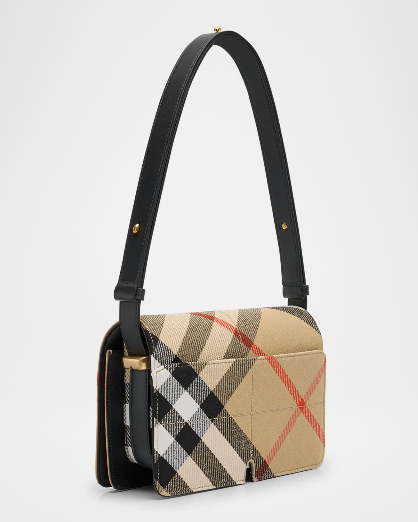 口コミ サイト 商品 Shoulder Jacquard-Woven Check Snip Burberry Bag Marcus Neiman | トートバッグ