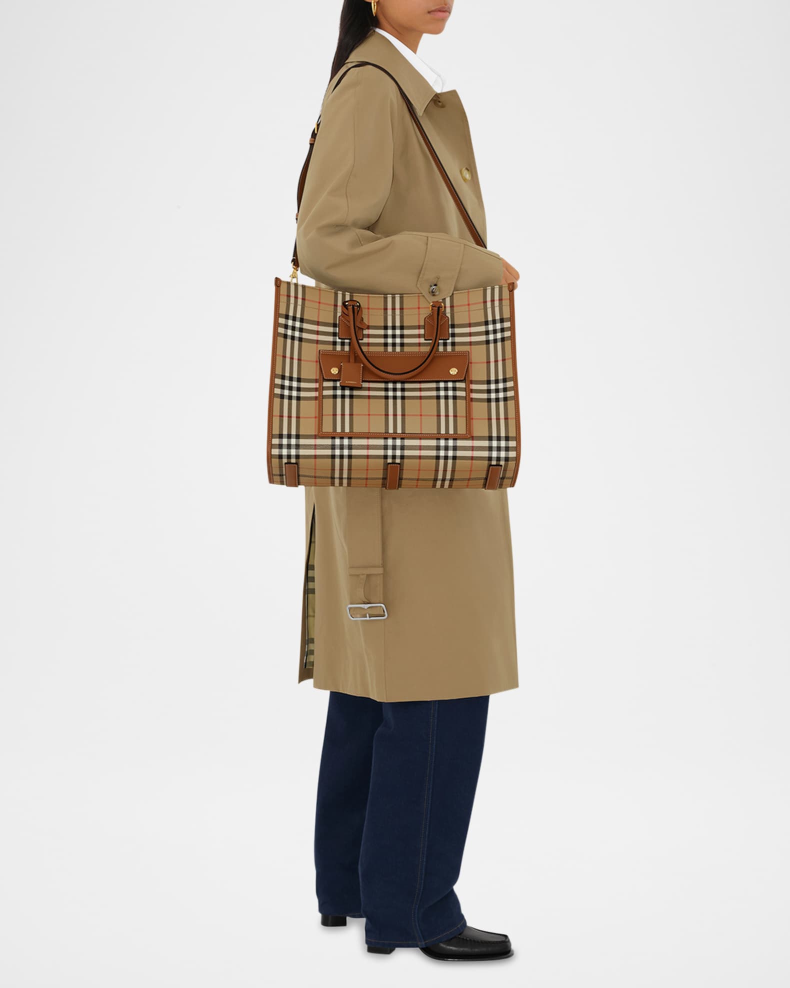 Freya Check Tote Bag 1