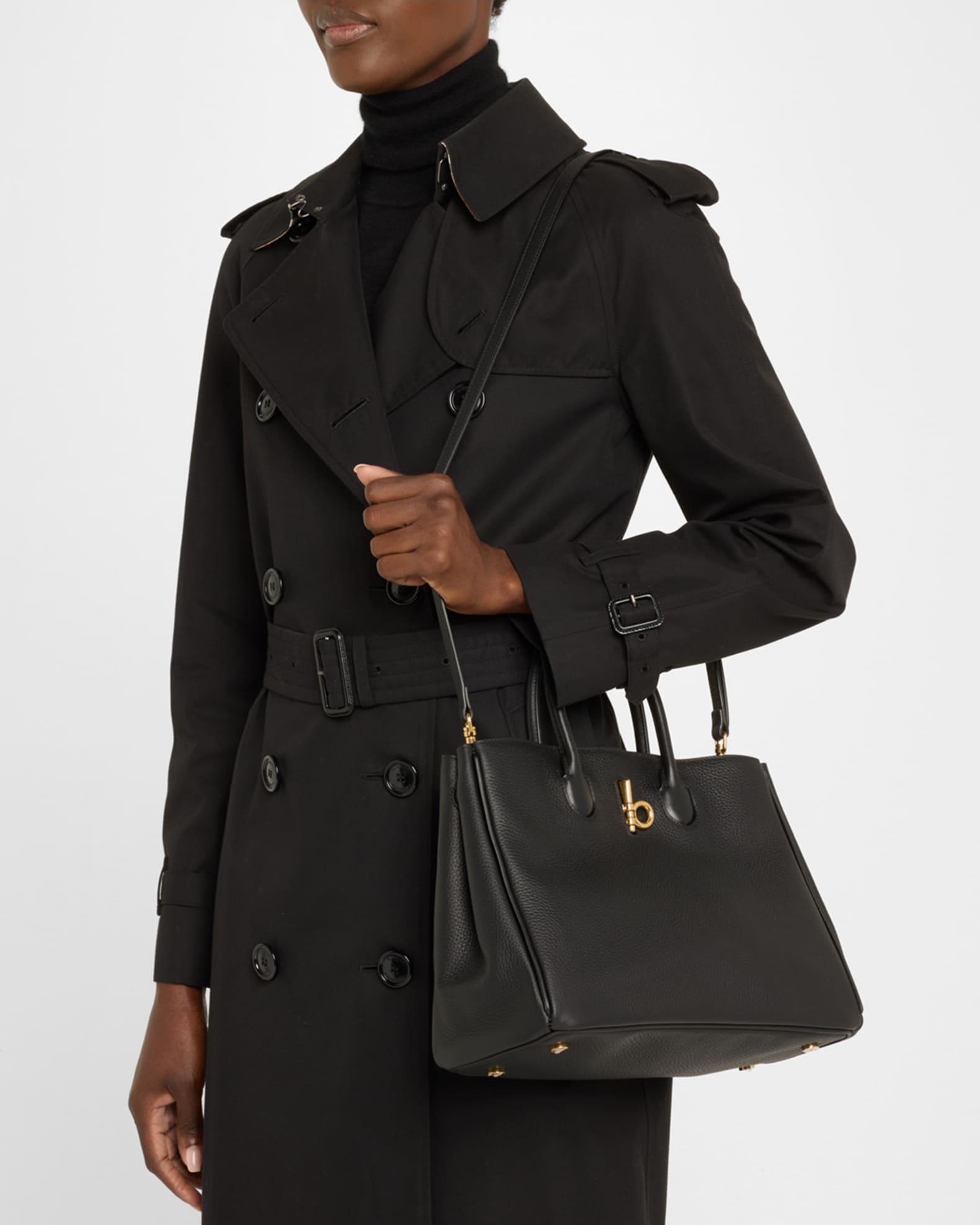 Small Rocking Horse Tote​ in Loch - Women | Burberry® Official