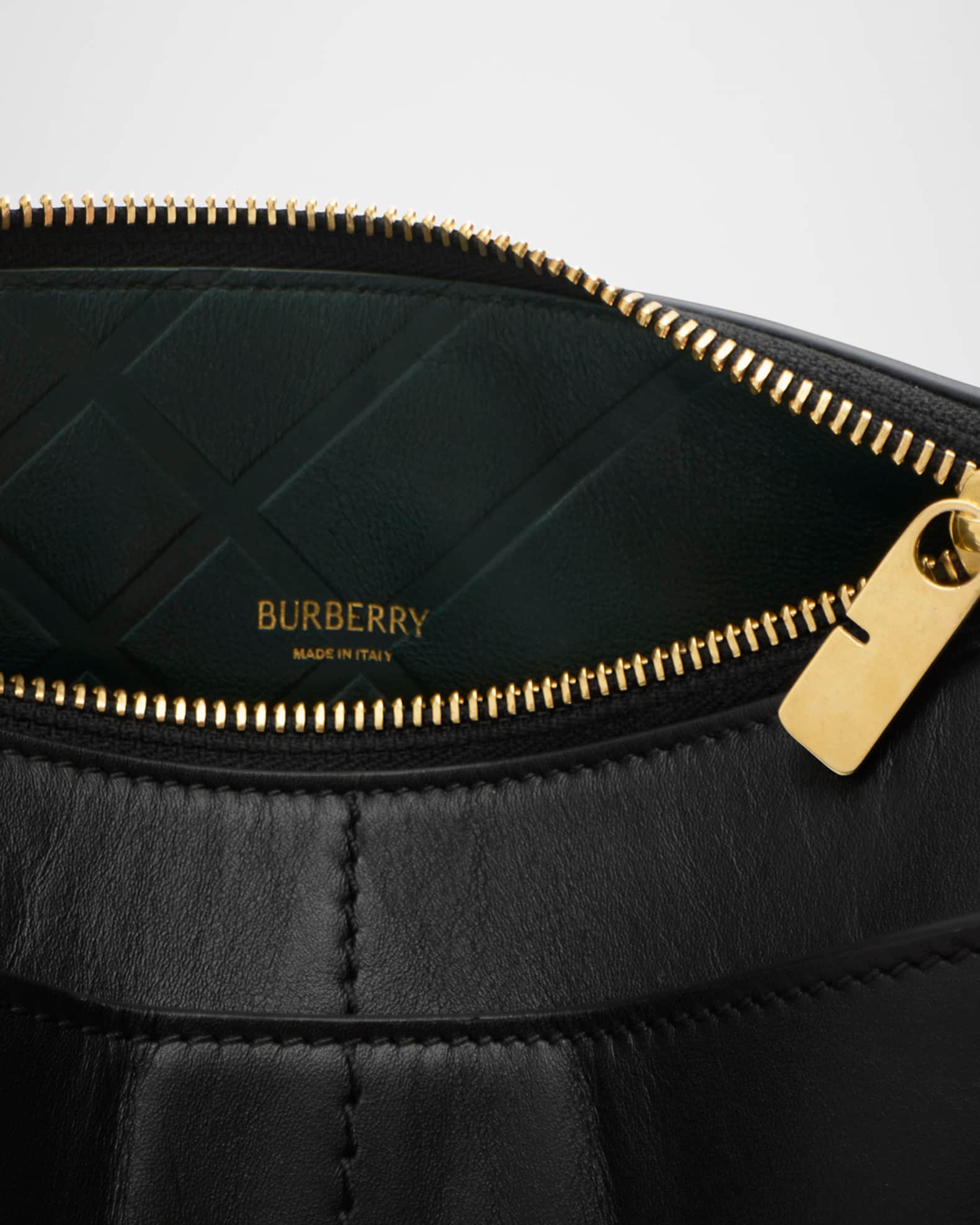 Burberry Snip Zip Leather Crossbody Bag Neiman Marcus