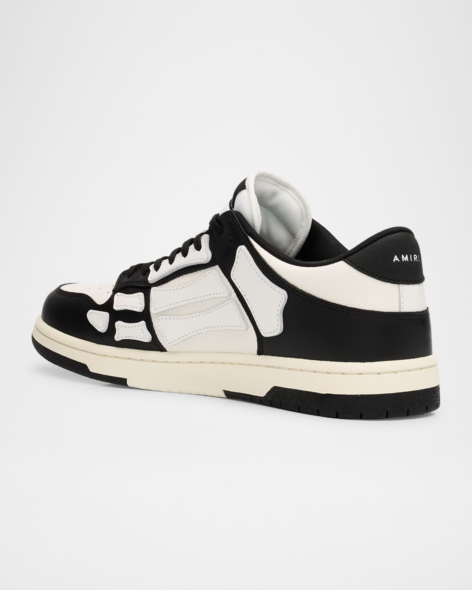 スニーカー AMIRI Two-Tone Leather Skel Sneakers Shop Amiri Skel Two-Tone Leather Low-Top Sneakers | Saks