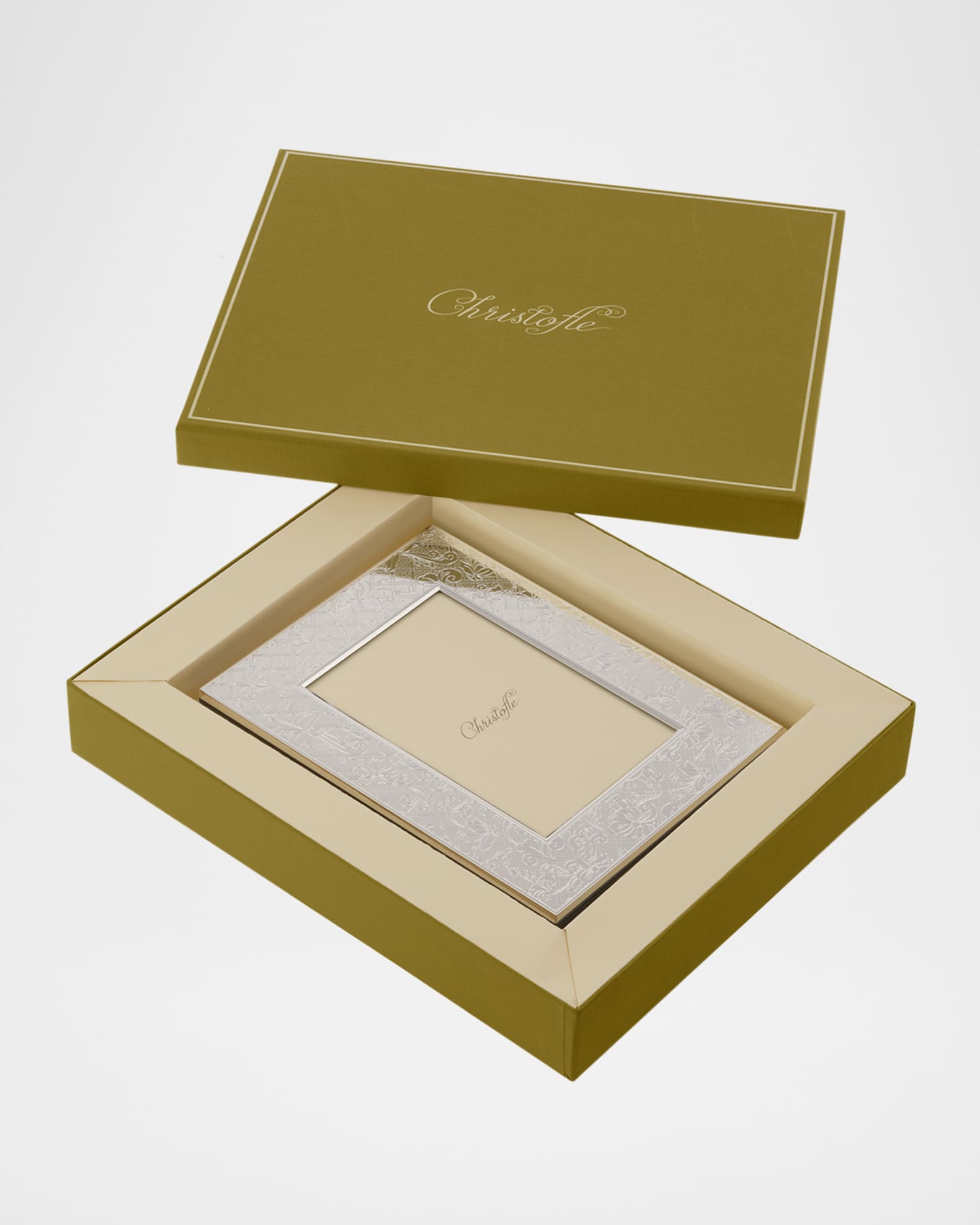 Jardin d'Eden Silver-Plated Picture Frame, 4" x 6" 1